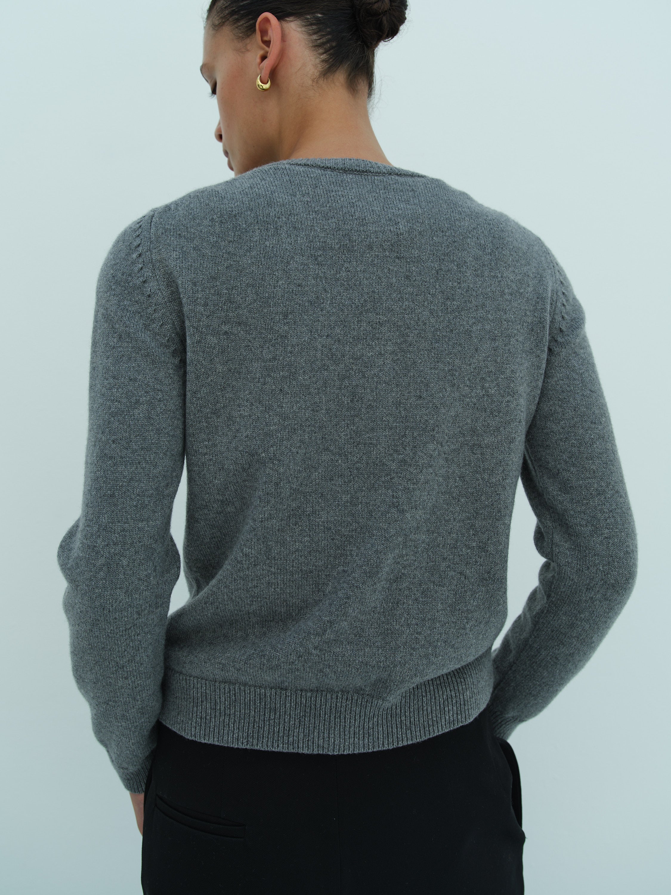 YOKO CARDIGAN / GREY MELE – RIKA STUDIOS