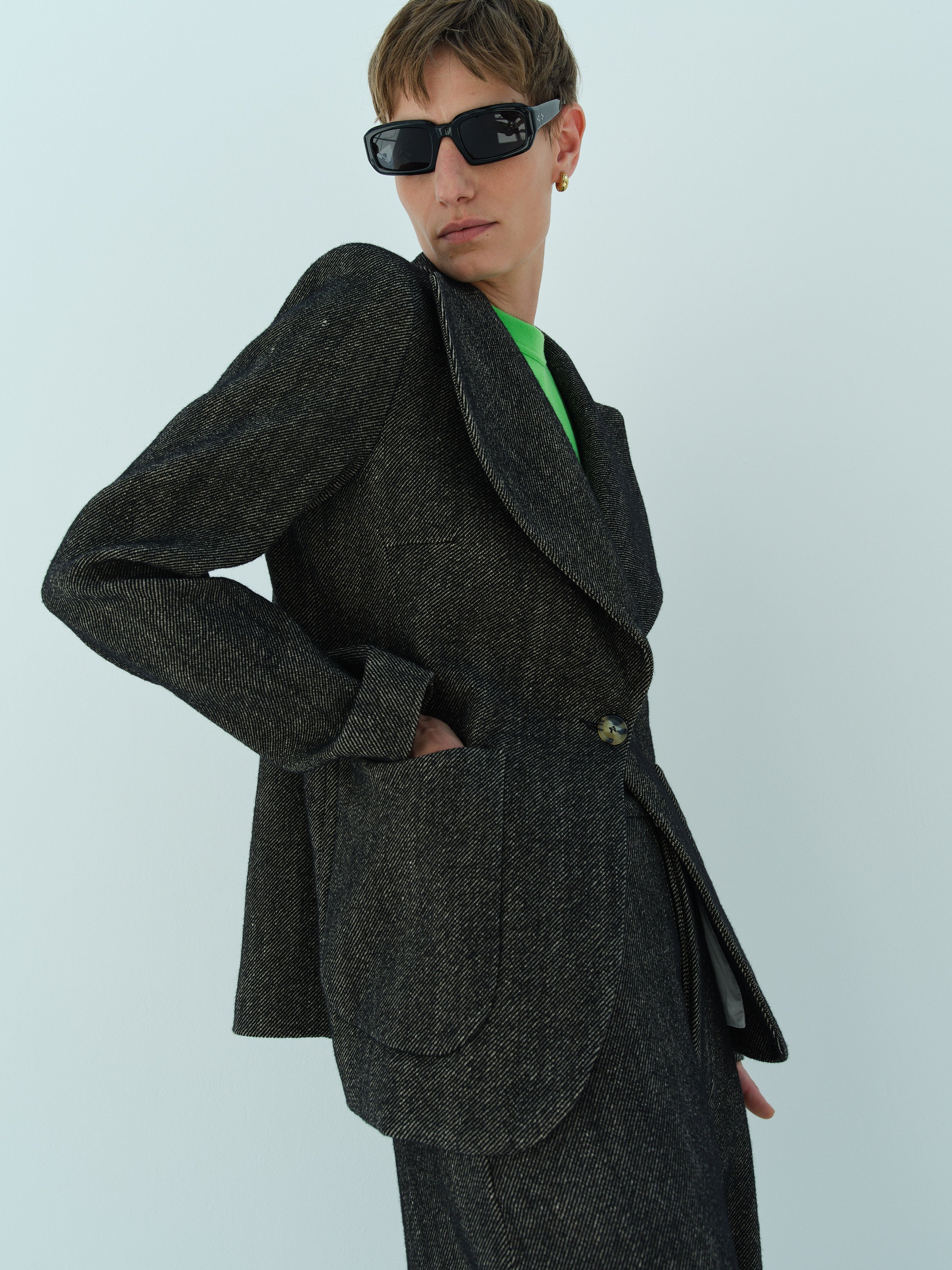 JERRY JACKET / BLACK TEA