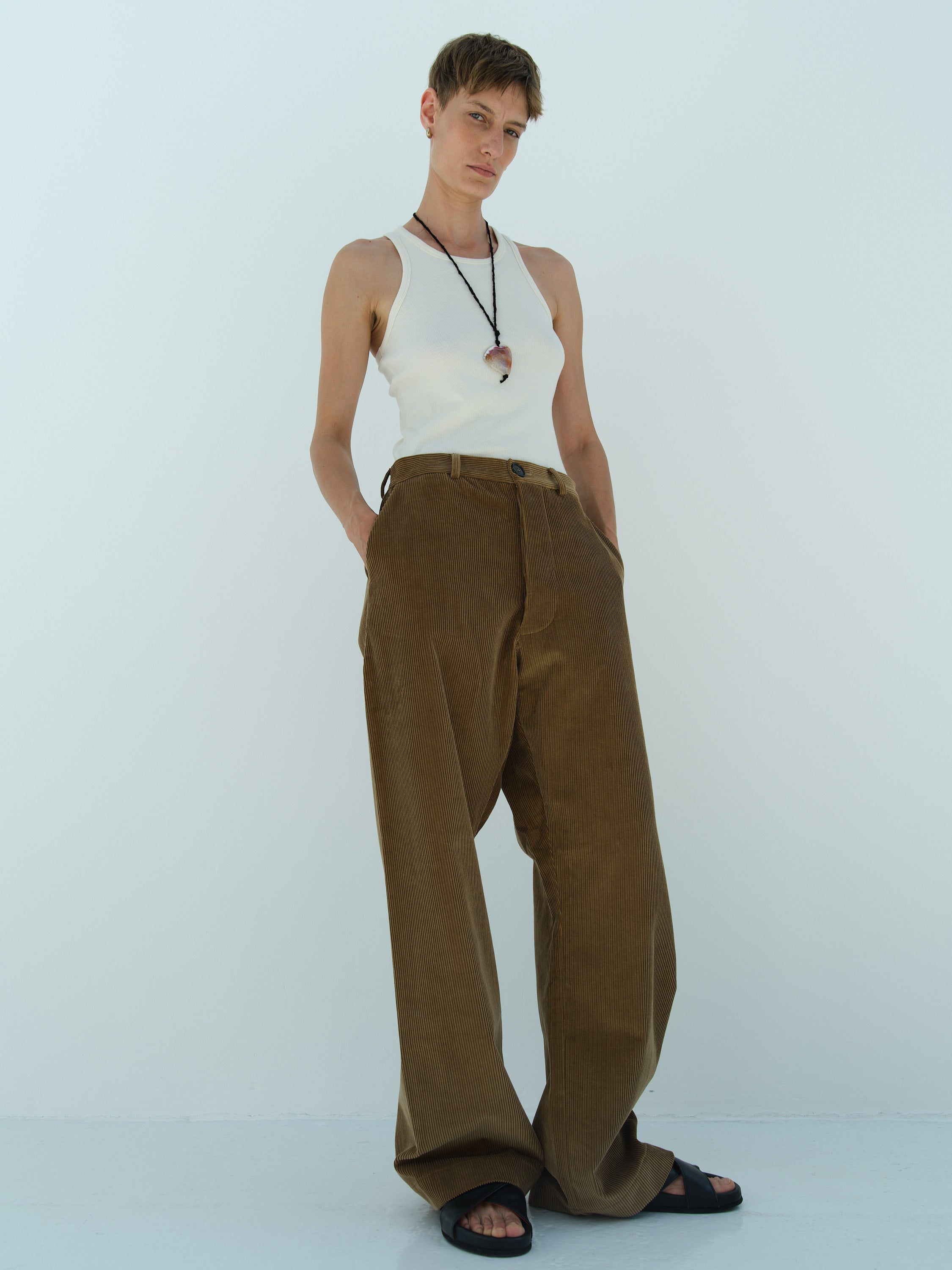 ROWAN PANTS / CARAMEL CORD