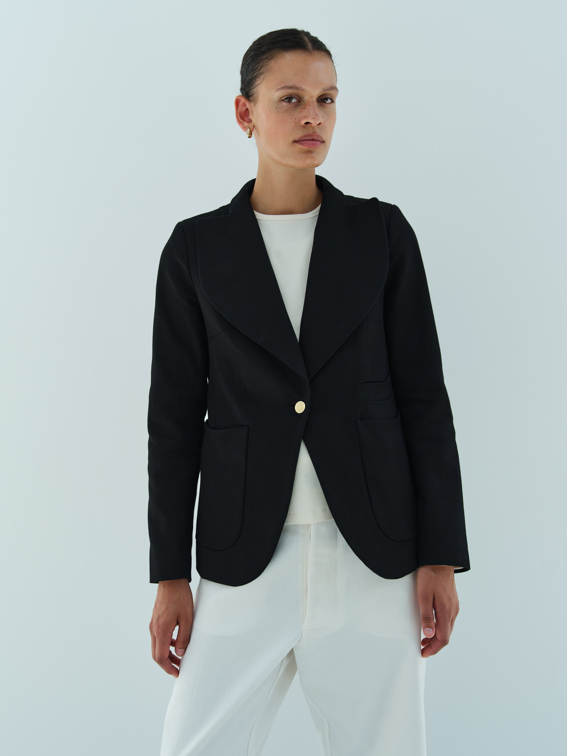 JERRY JACKET / BLACK TWILL