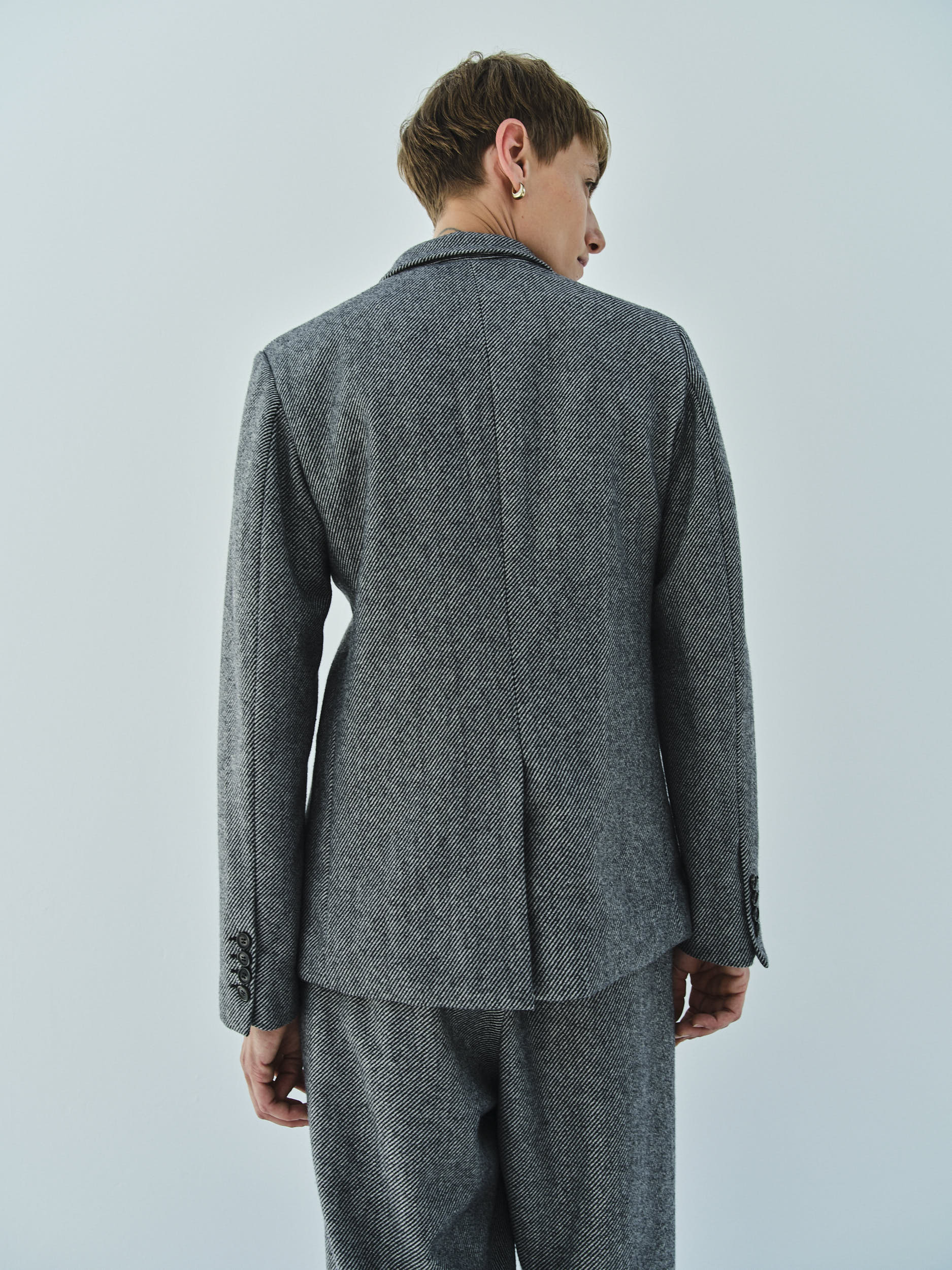 KEATON JACKET / BLACK-GREY