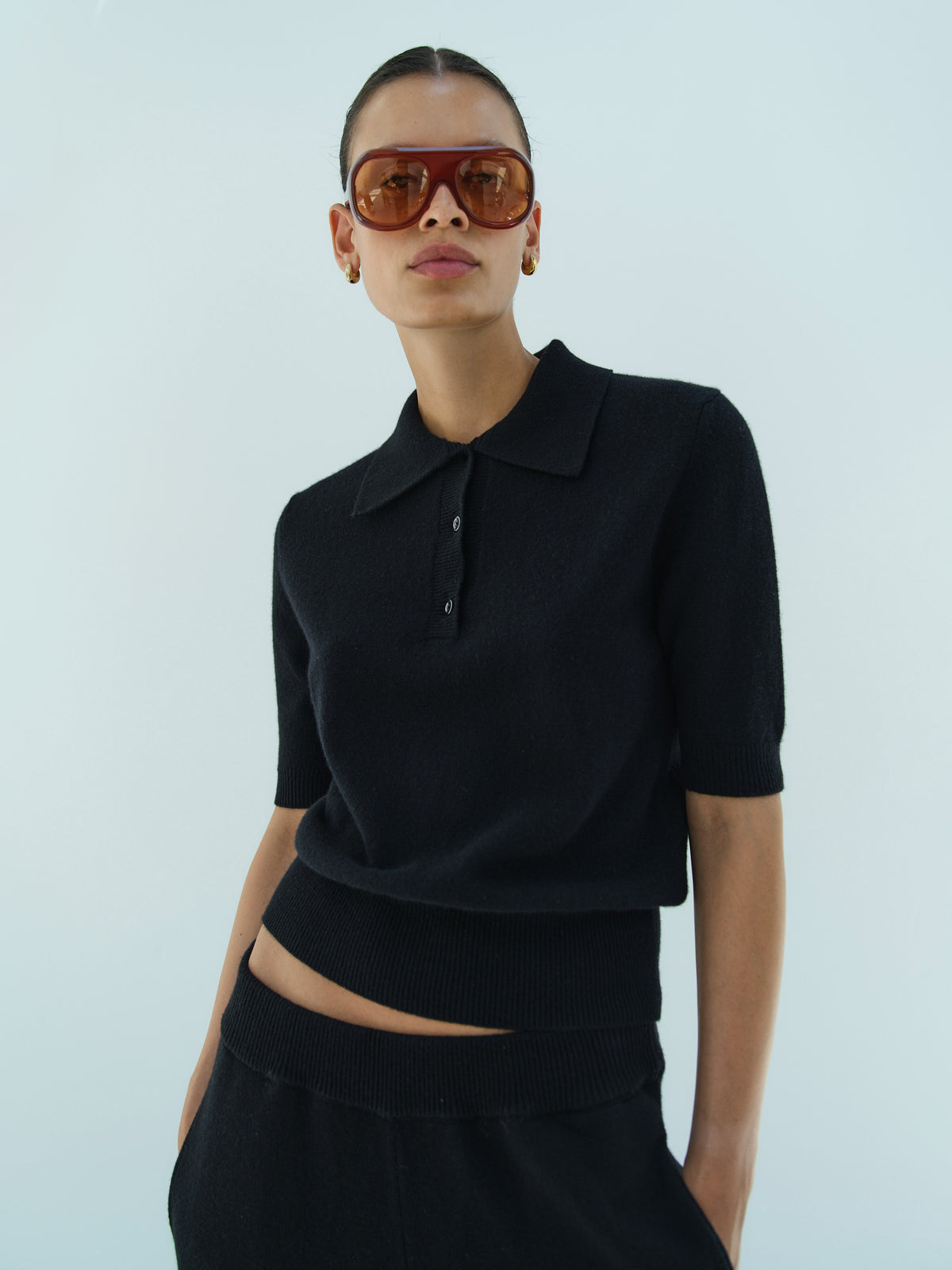 SPRING POLO / BLACK
