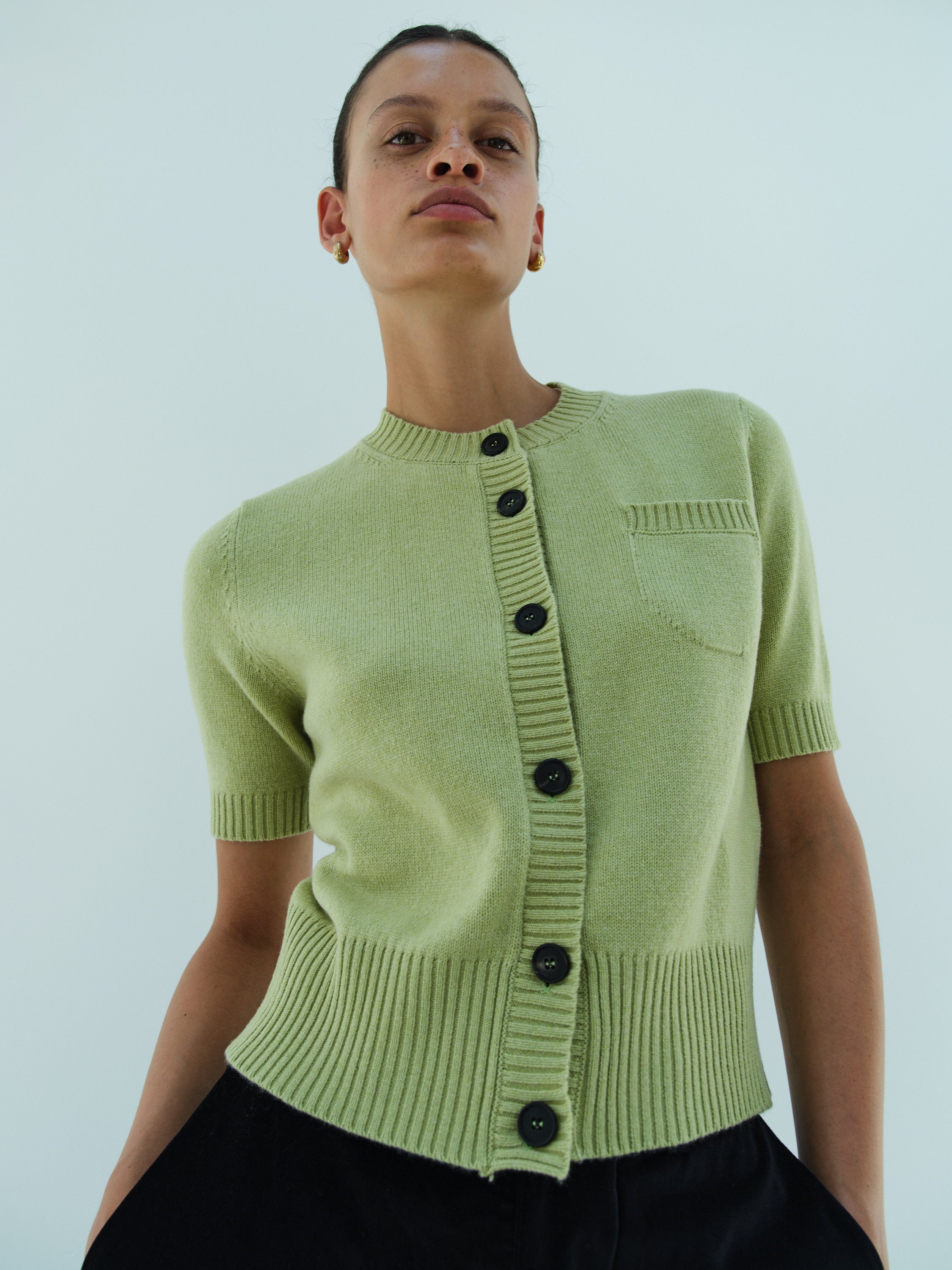 DESPINA CARDIGAN | LIME