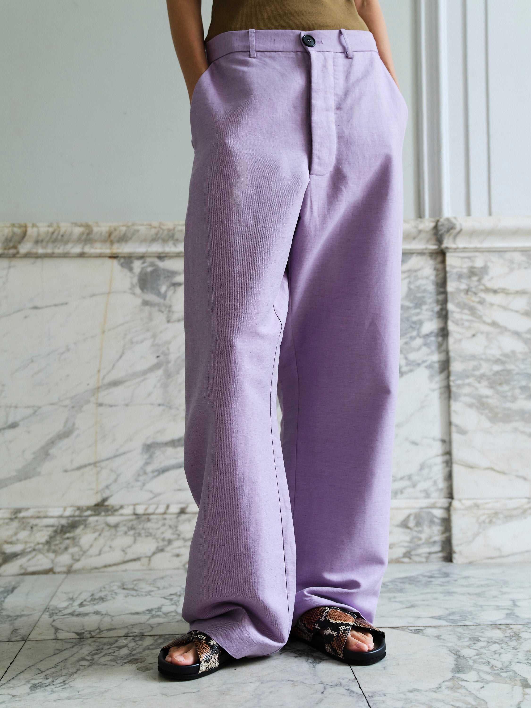 ROWAN PANTS / LILAC