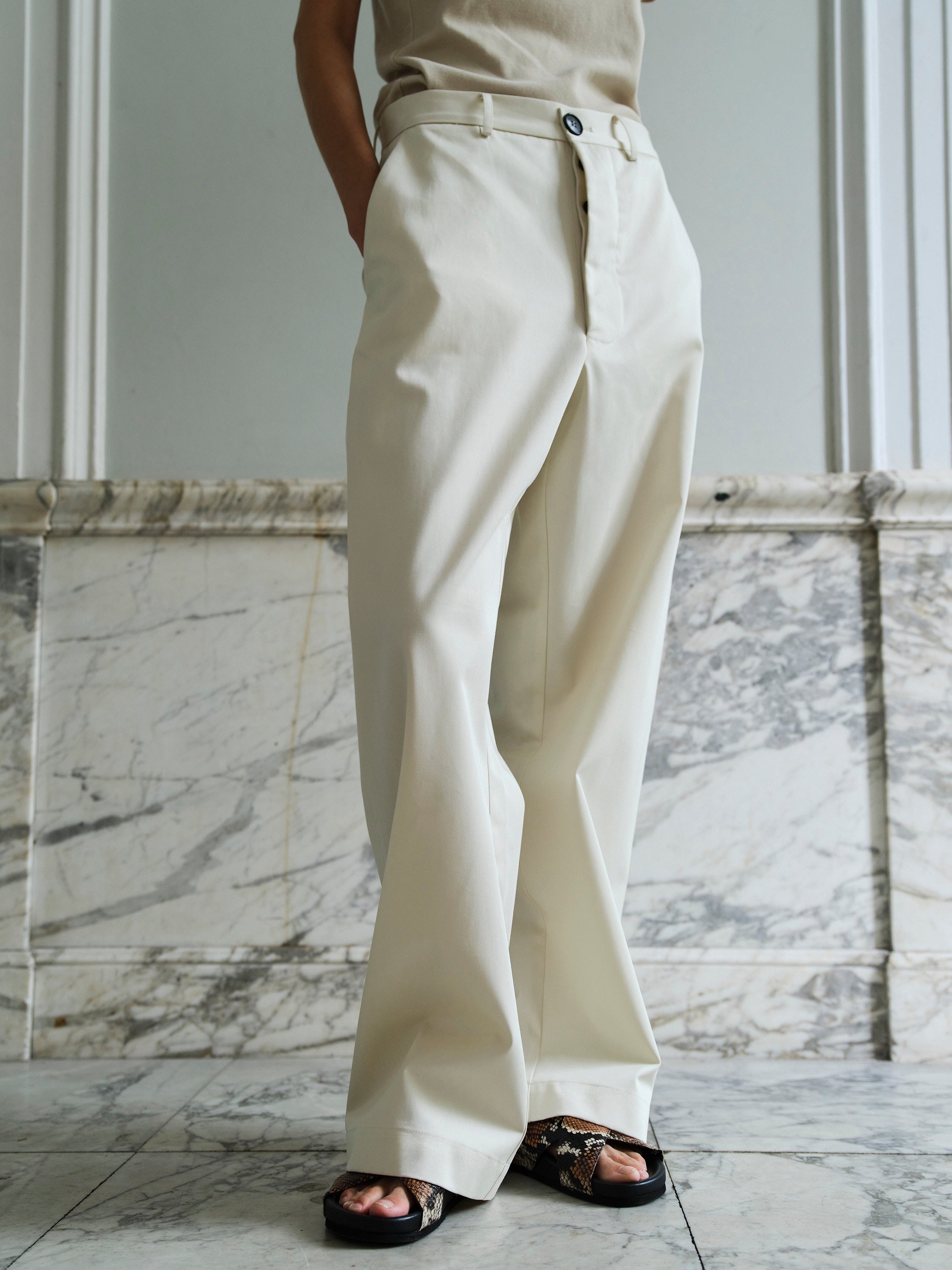 ROWAN PANTS / BIANCO