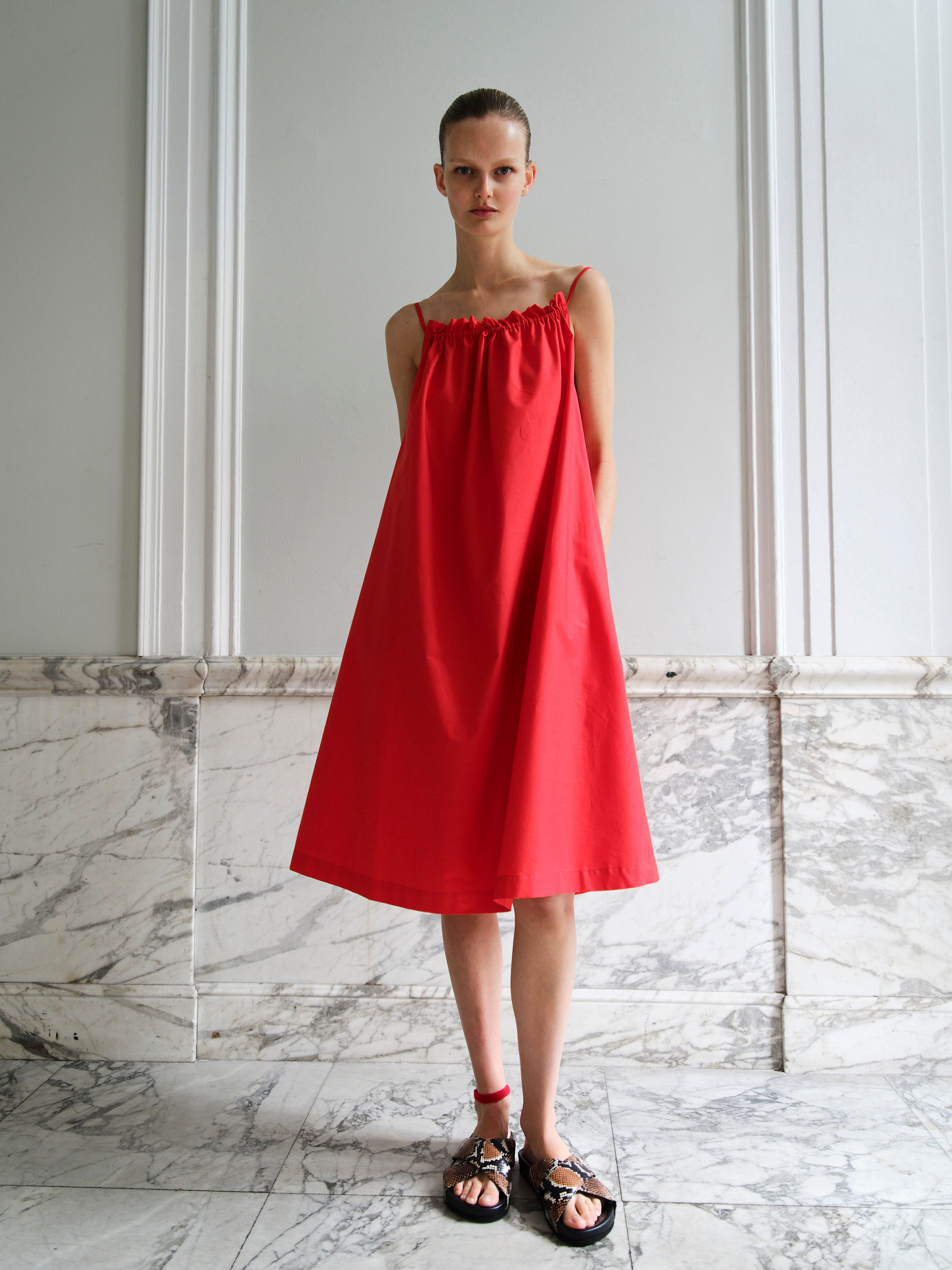 CORSICA DRESS / TRAFFIC RED