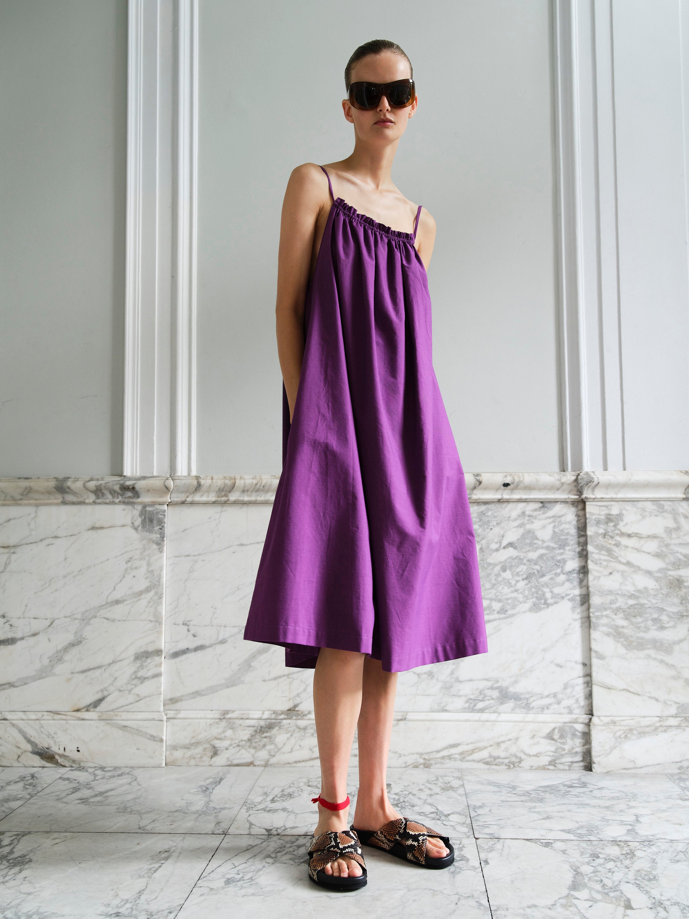 CORSICA DRESS / PURPLE