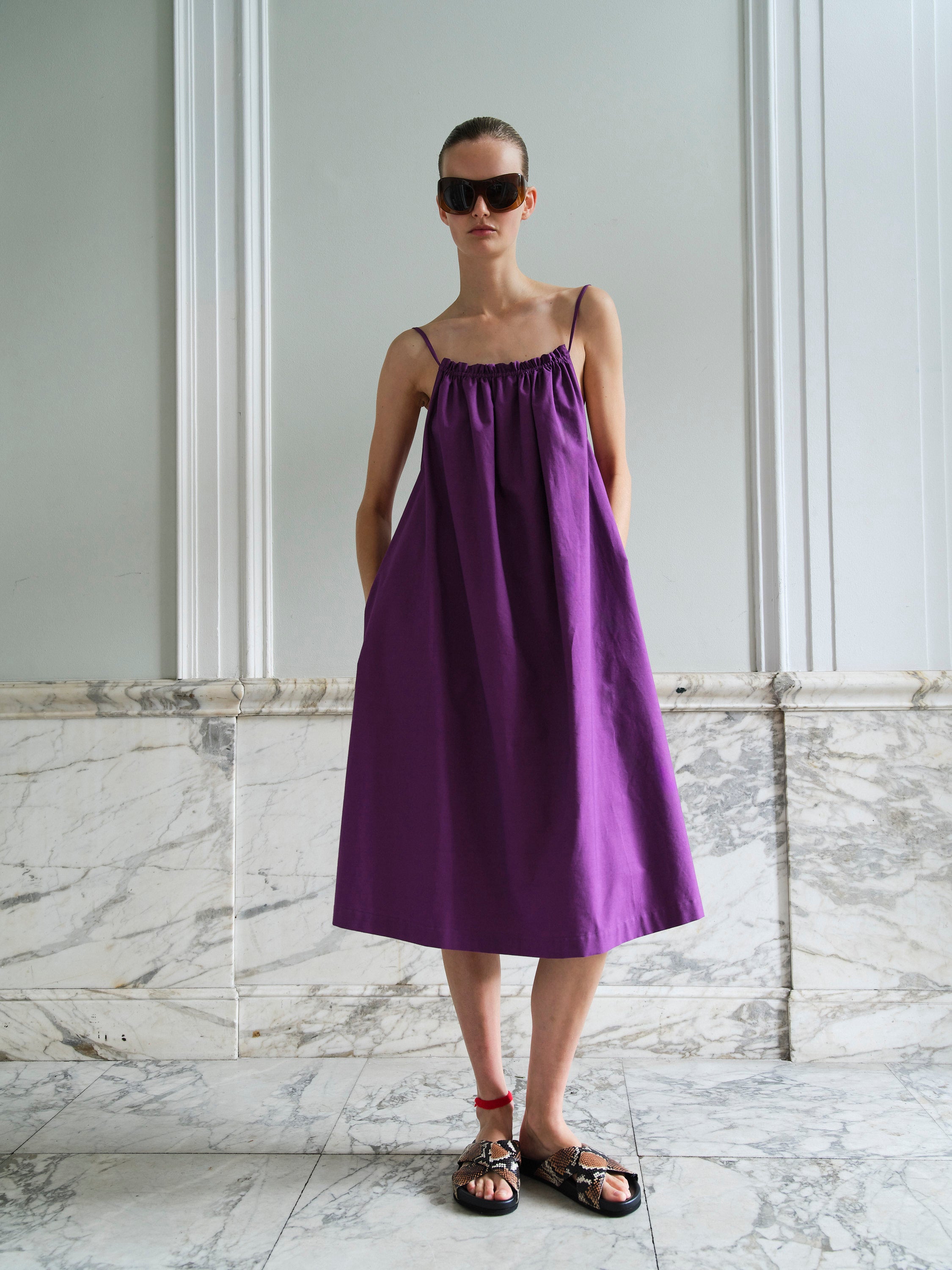 CORSICA DRESS / PURPLE