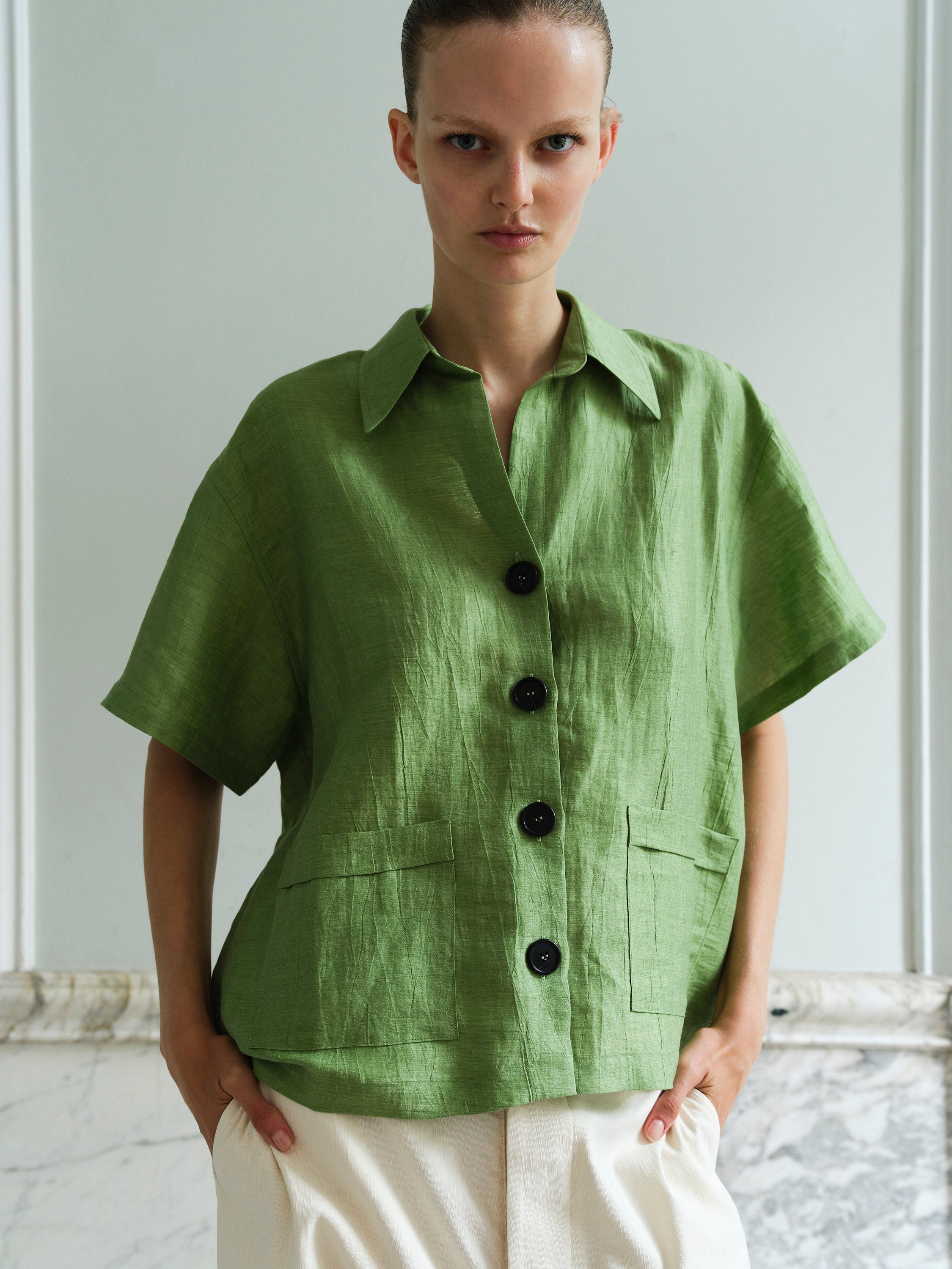HAVANA SHIRT / COOL GREEN