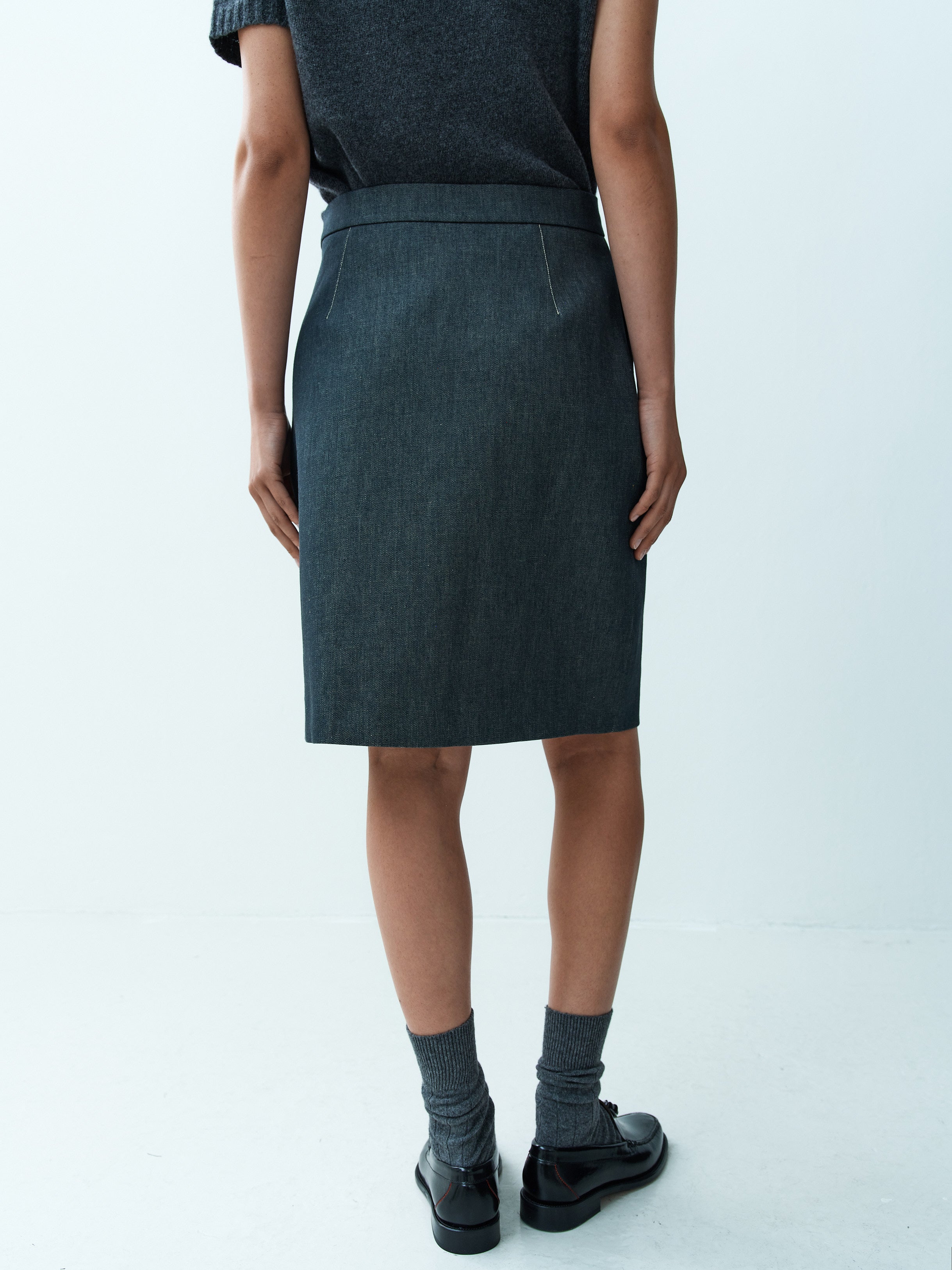 AIVITA SKIRT / INDIGO