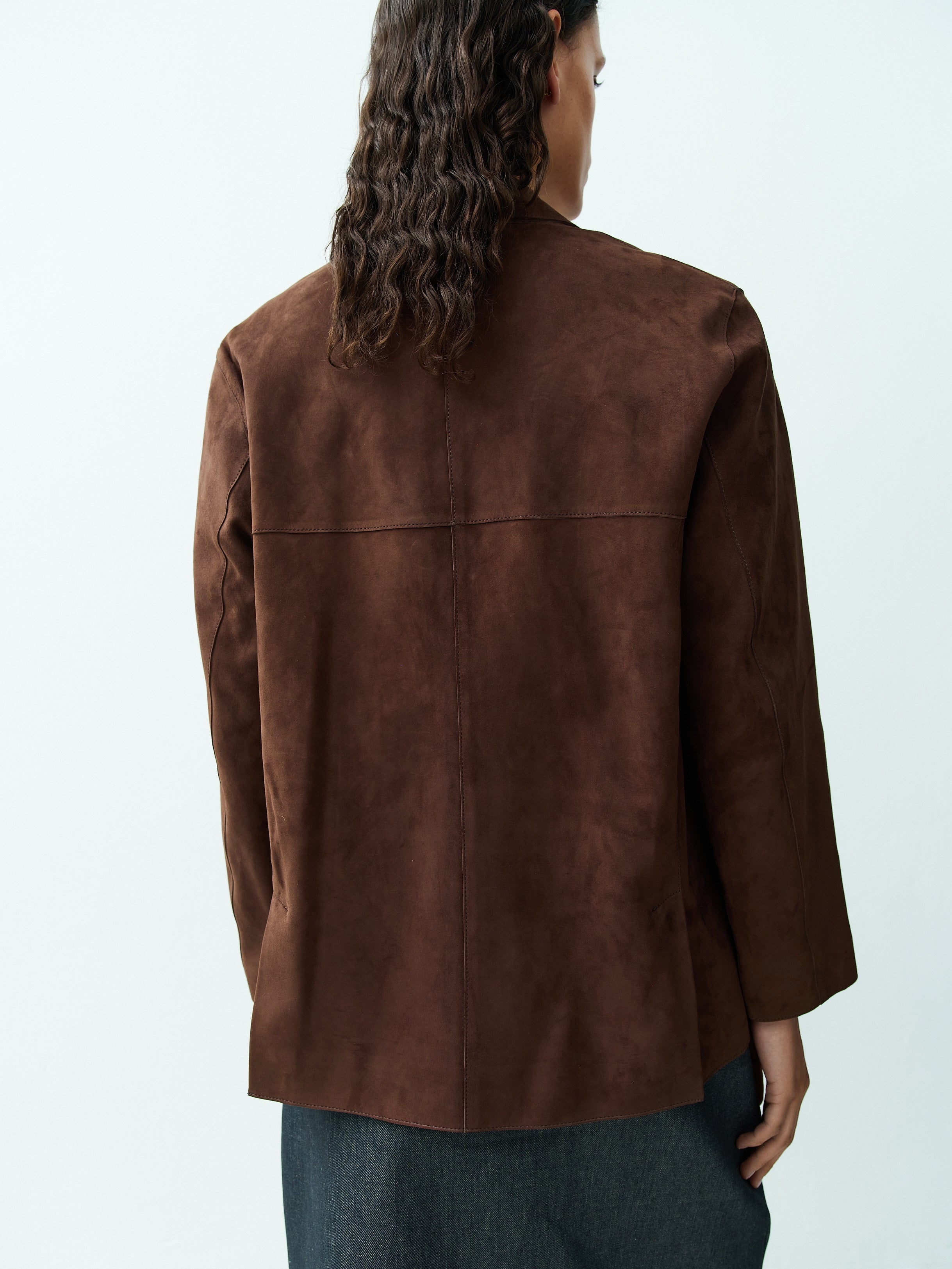 STEVE LEATHER JACKET / HAZELNUT