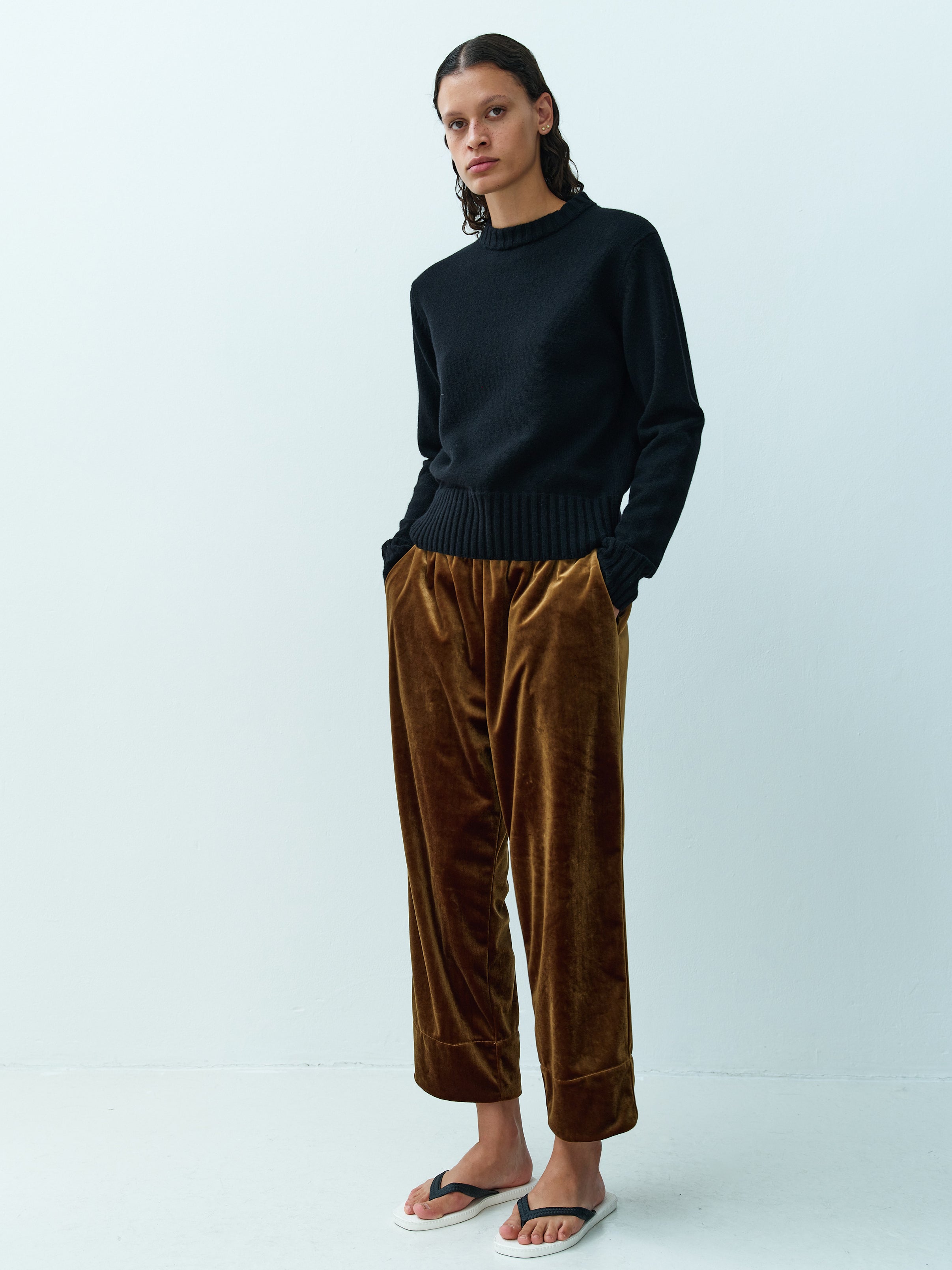 PEPE PANTS VELVET / HAZEL VLVT