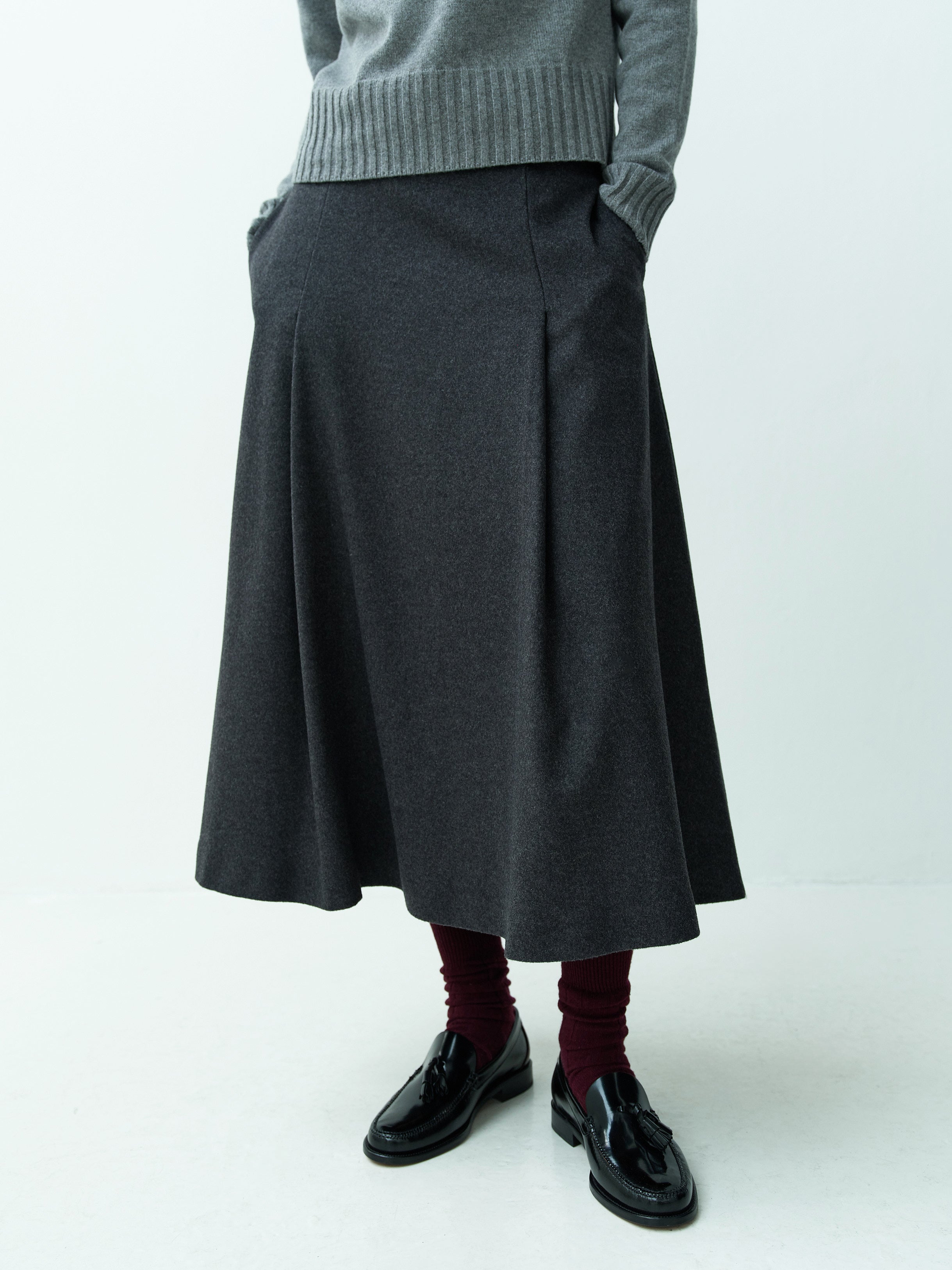CHLOE SKIRT / GREYISH