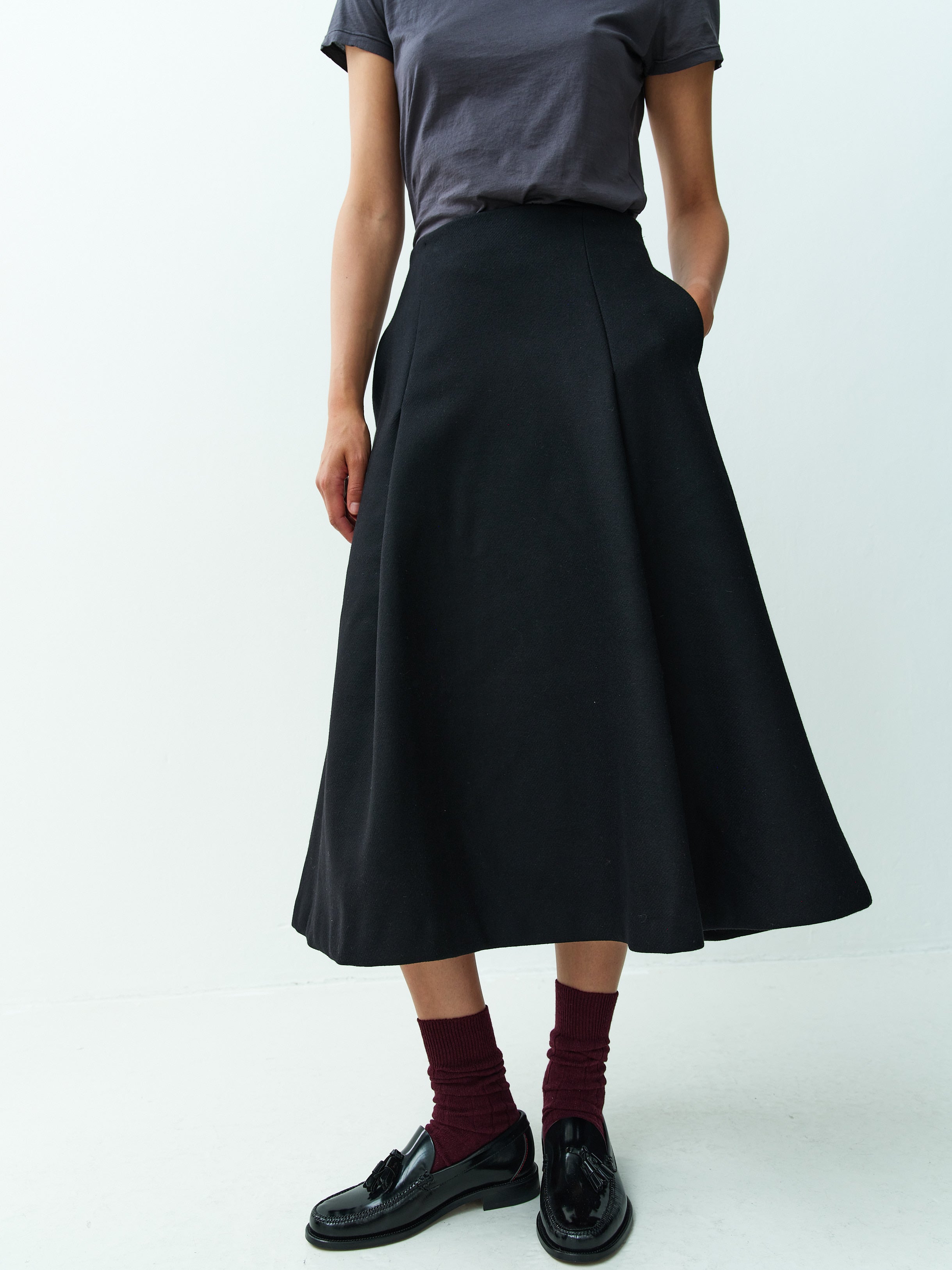 CHLOE SKIRT / BLACK