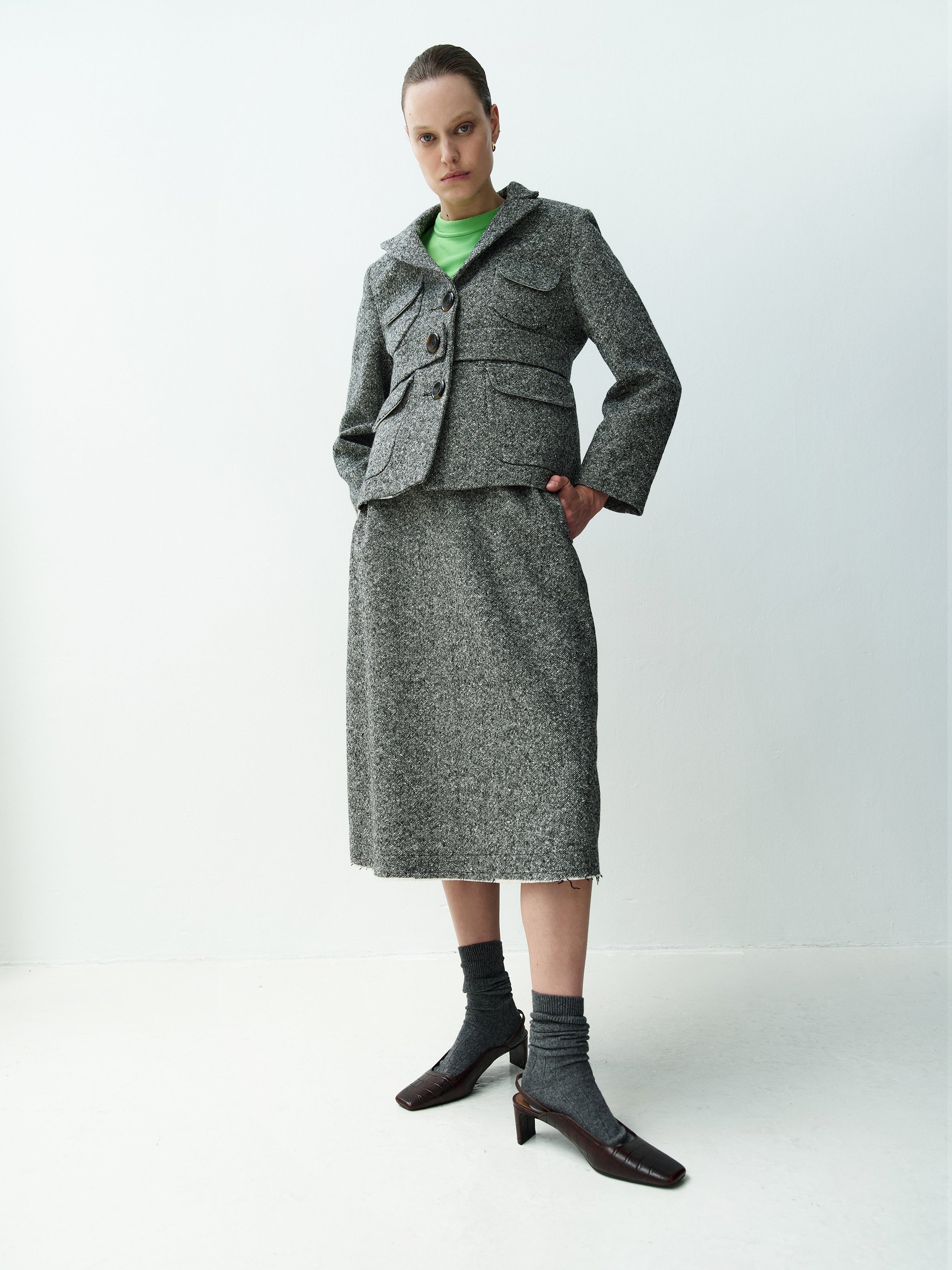 MARK JACKET / SALT N' PEPPER