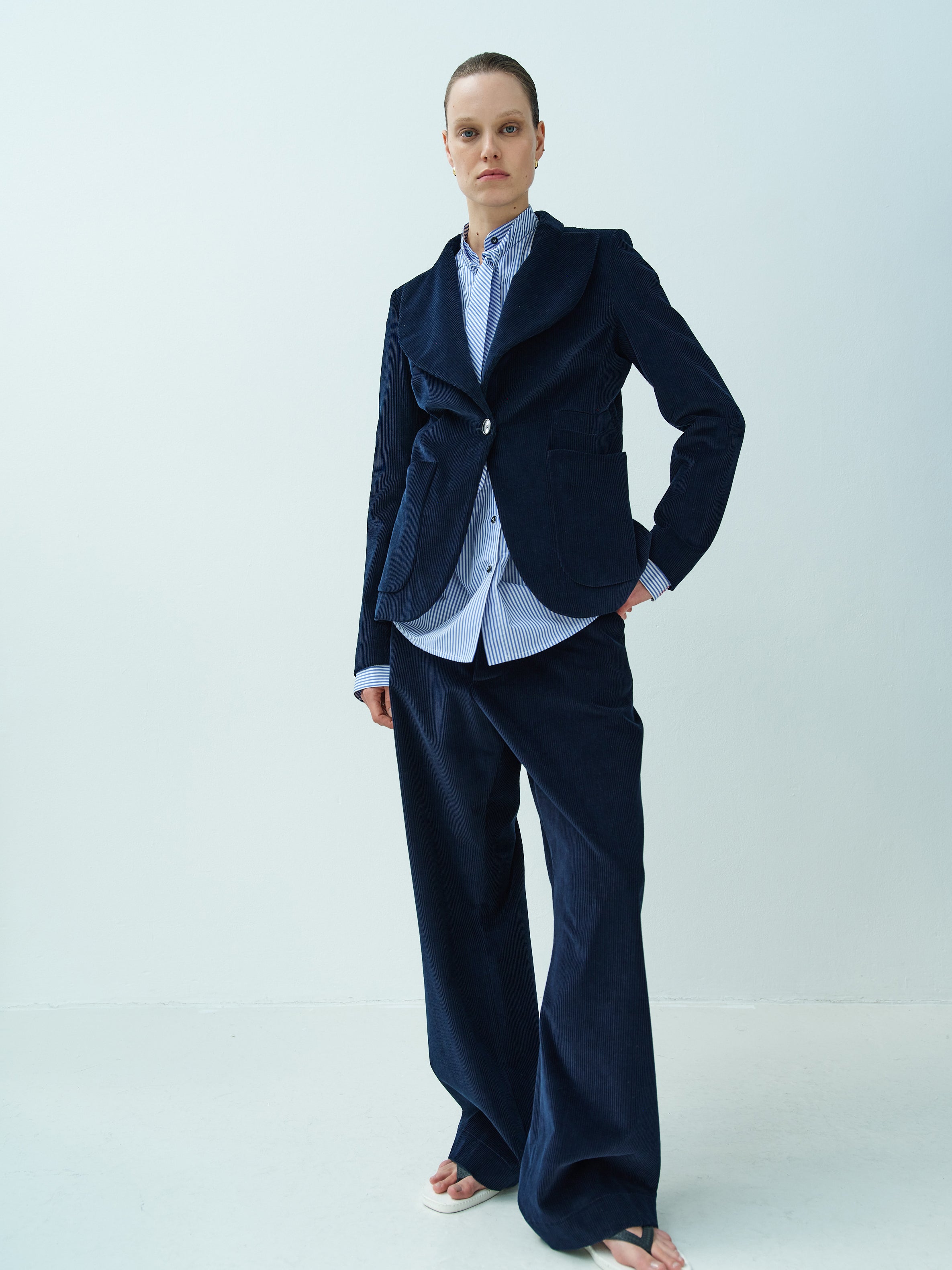 JERRY JACKET / MIDNIGHT BLUE CORD – RIKA STUDIOS