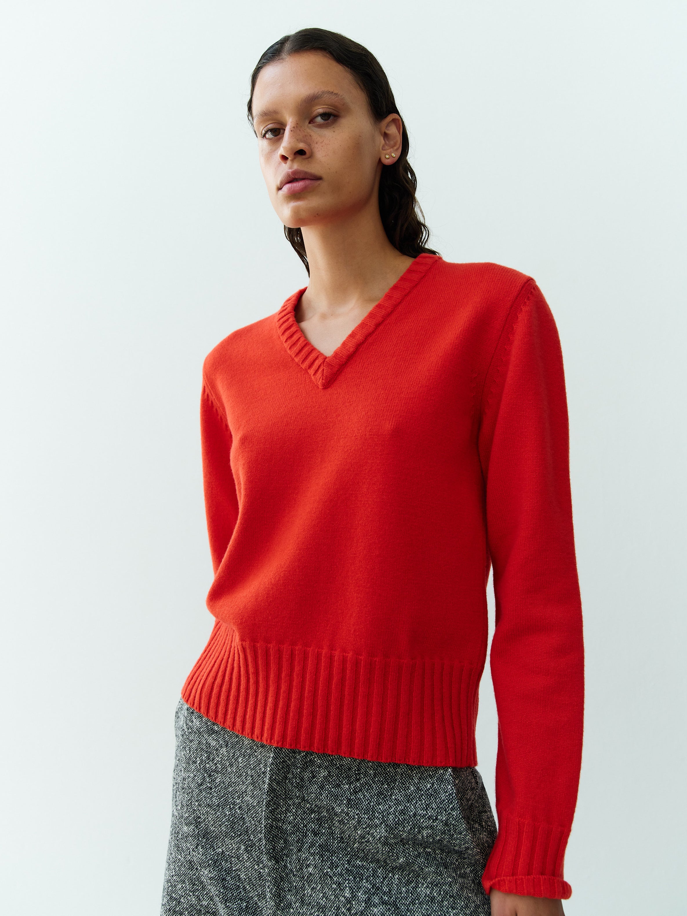 LOUISA JUMPER / TRAFFIC RED