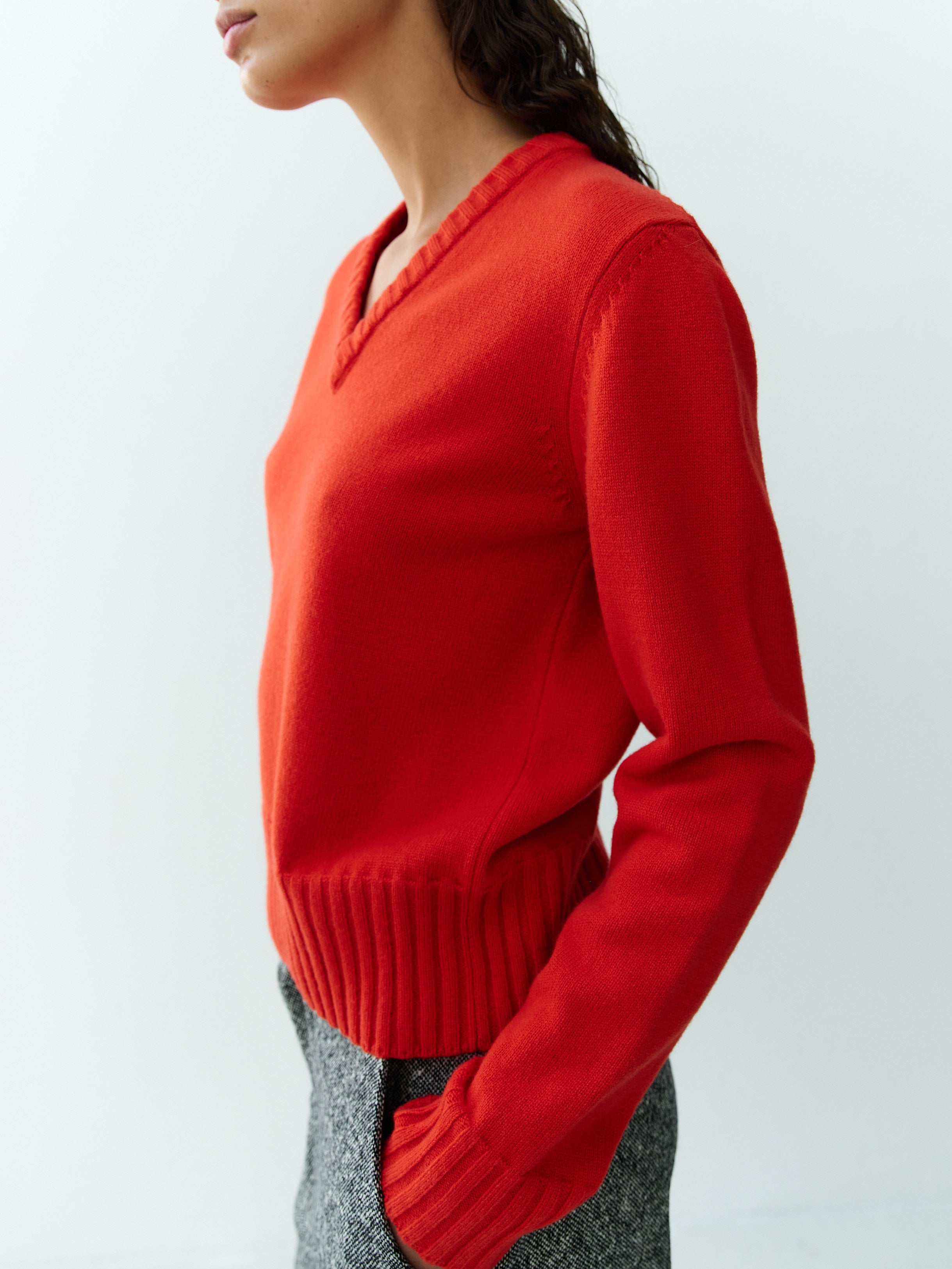 LOUISA JUMPER / TRAFFIC RED