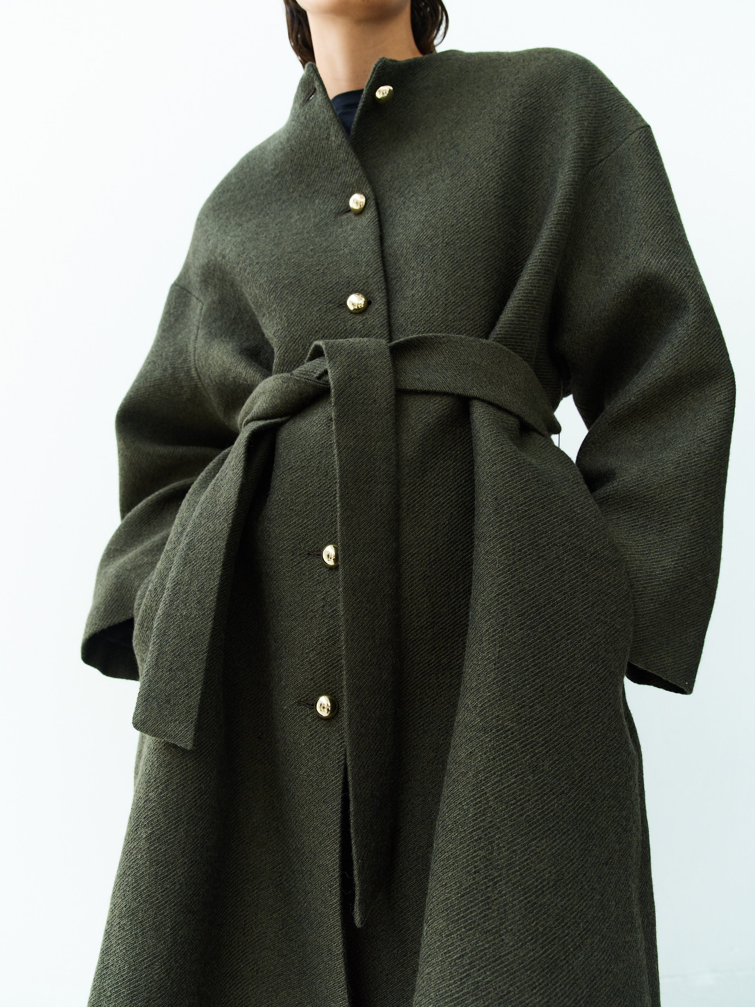 TAYLOR COAT / KHAKI GREEN