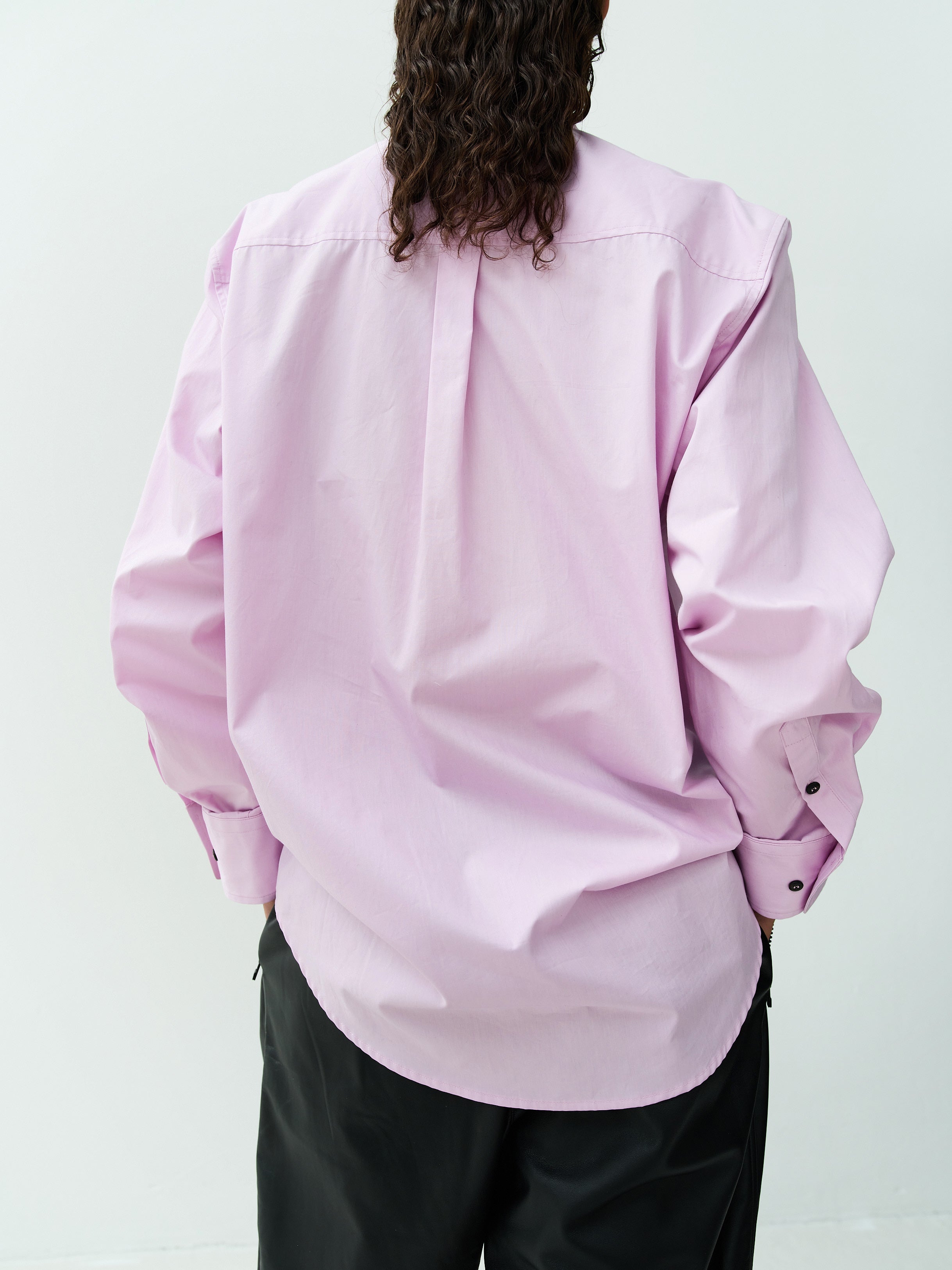 BLAZE SHIRT BOW-TIE / PINK