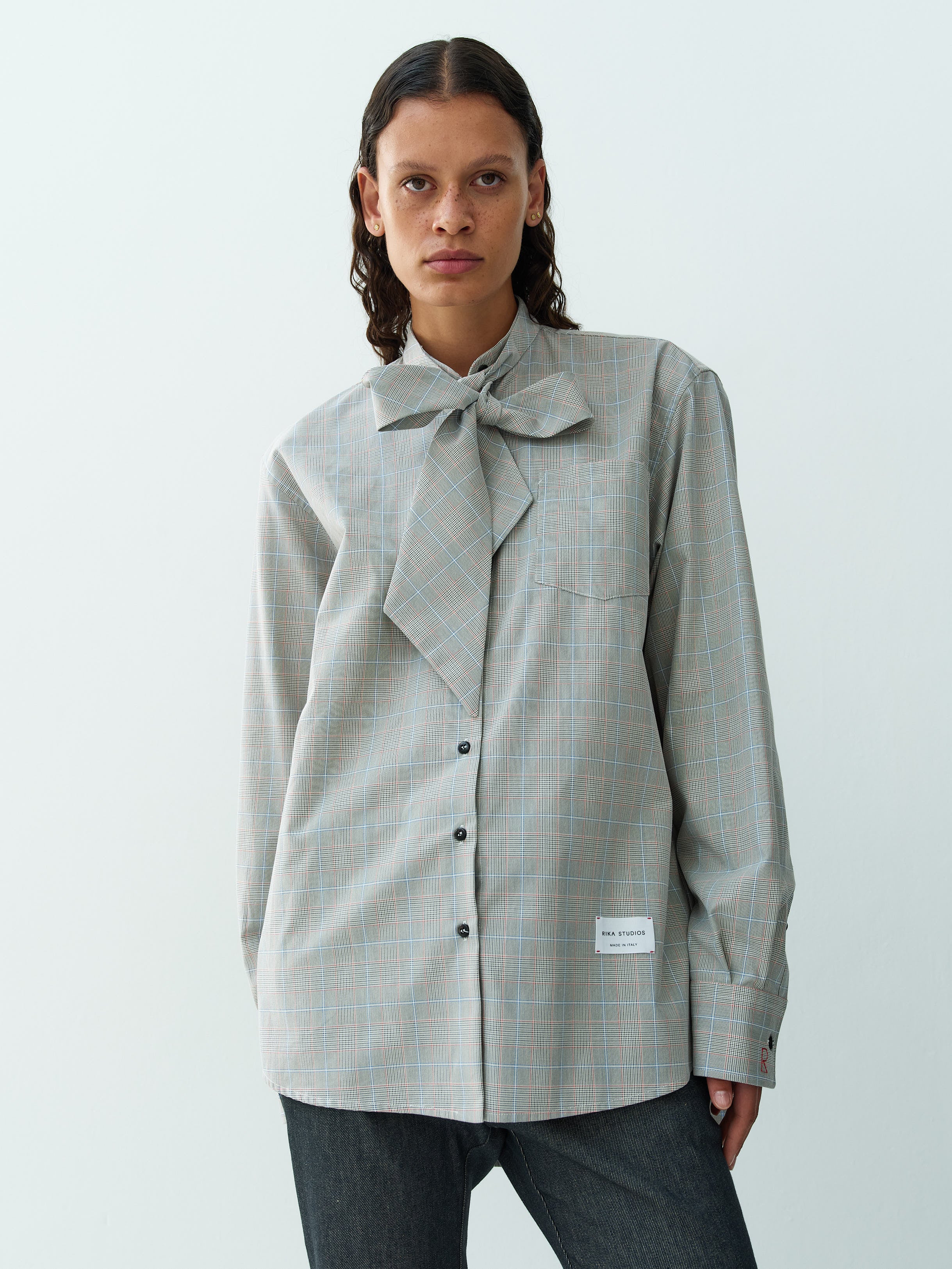 BLAZE SHIRT BOW-TIE / CHECKRED