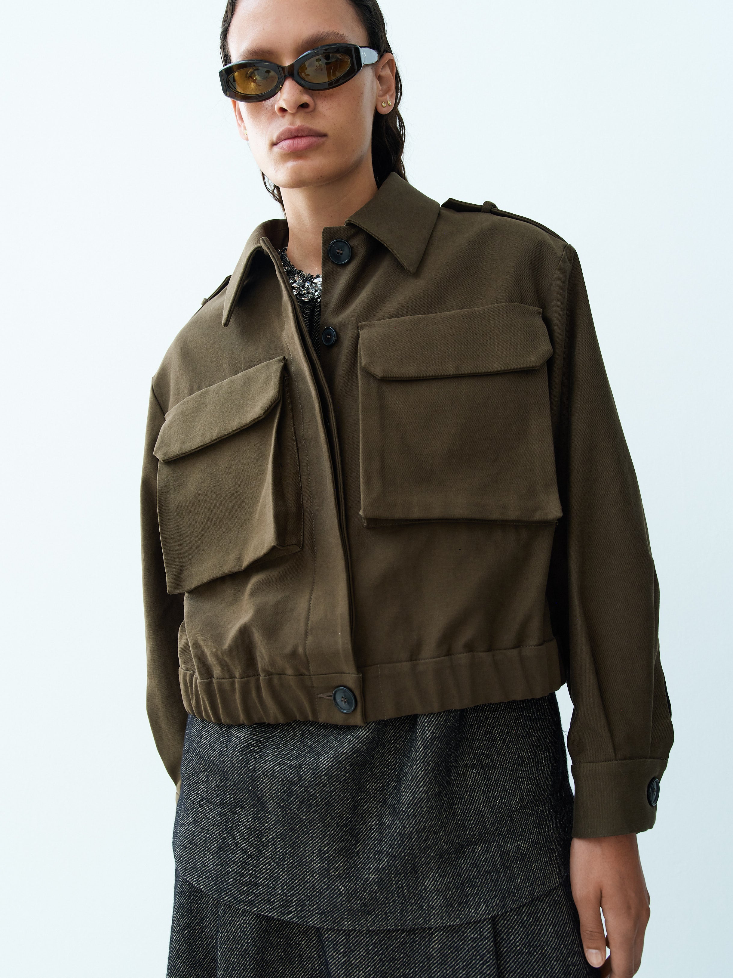 BOMBER JACKET / KHAKI GREEN