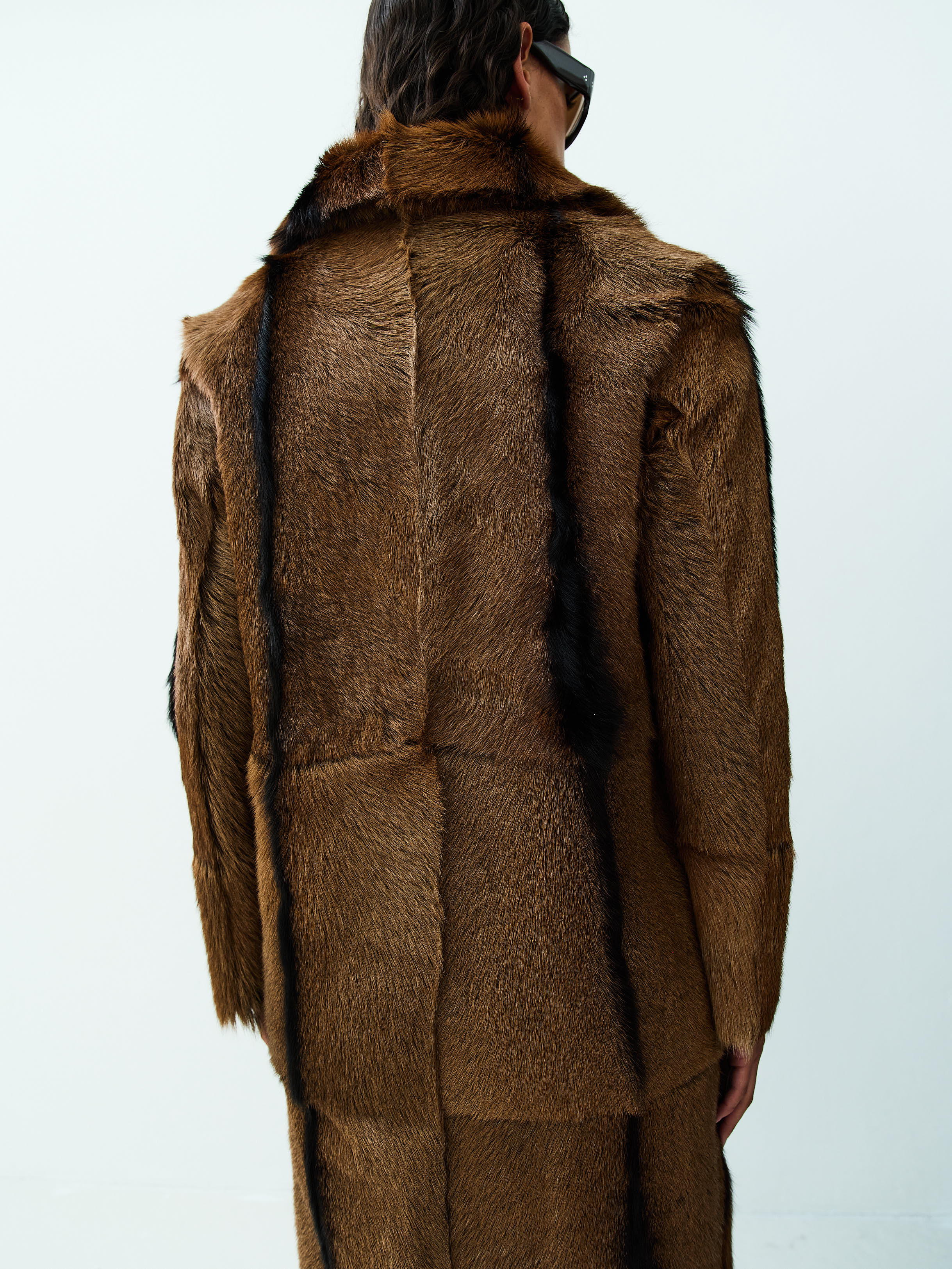 MADISON COAT LT. BROWN-BLACK