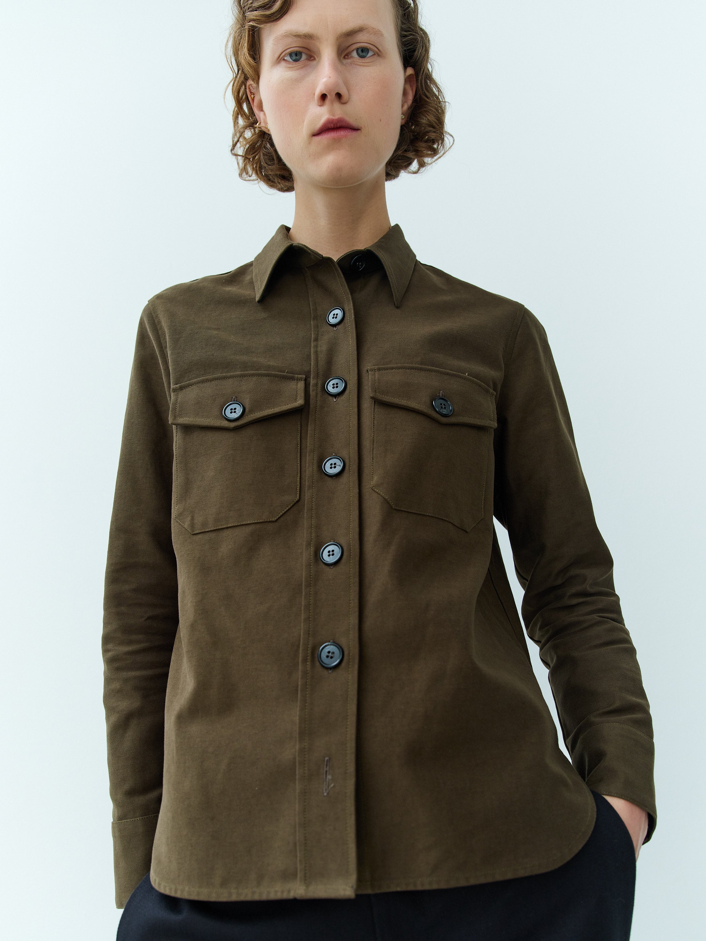 BOB SHIRT / KHAKI GREEN