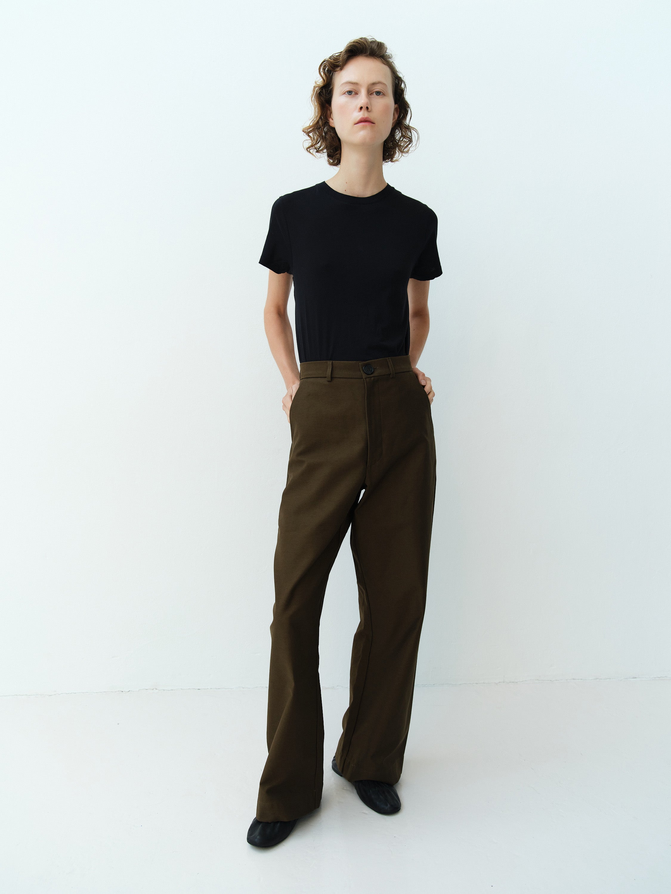 BOWIE  PANTS / KHAKI GREEN