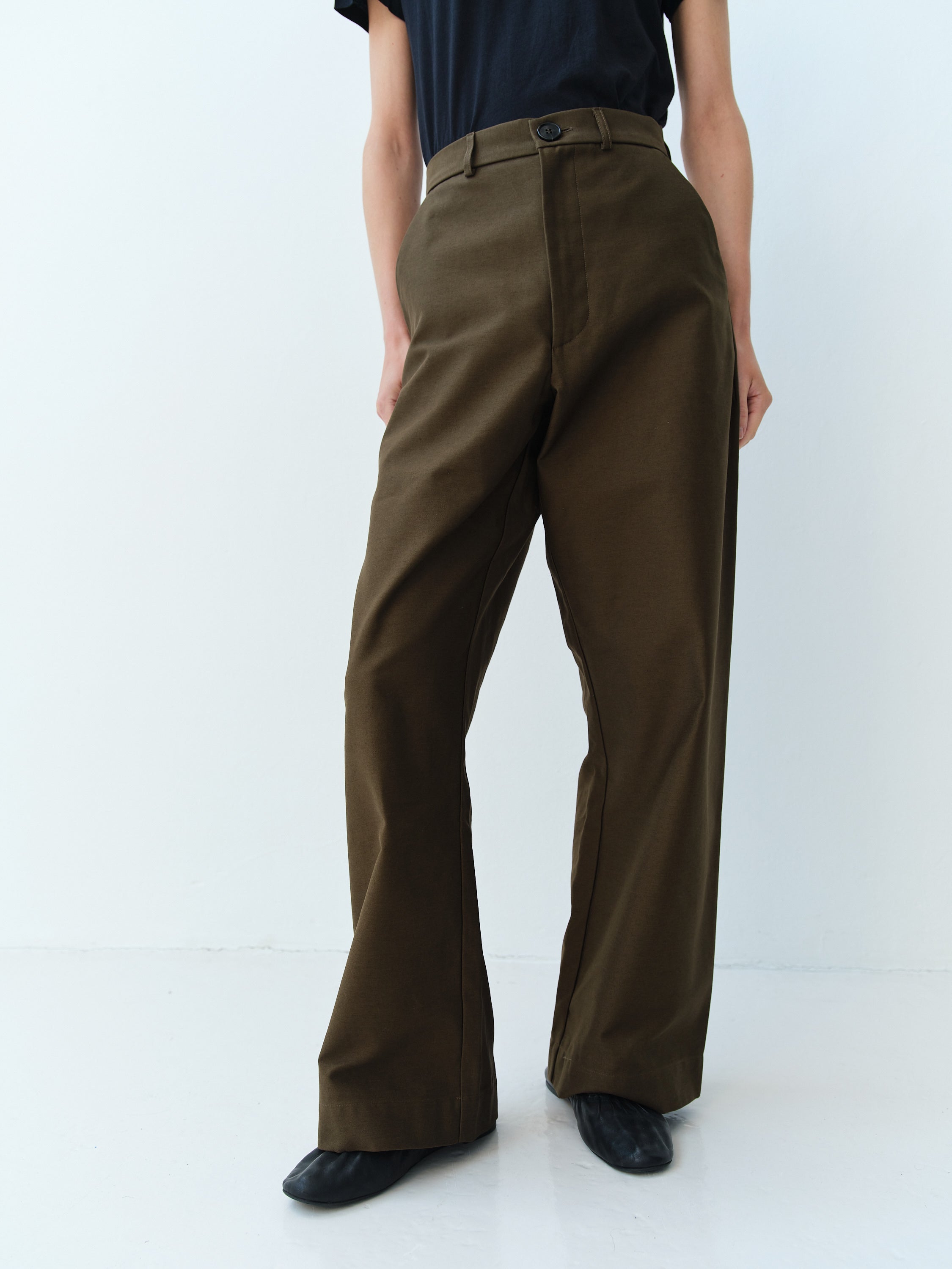 BOWIE  PANTS / KHAKI GREEN