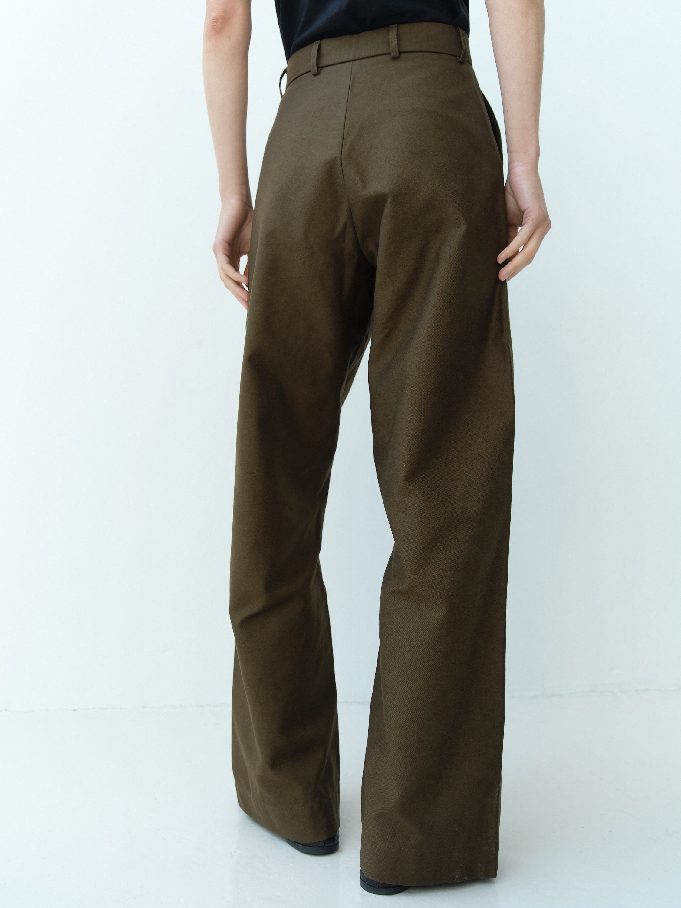 BOWIE  PANTS / KHAKI GREEN
