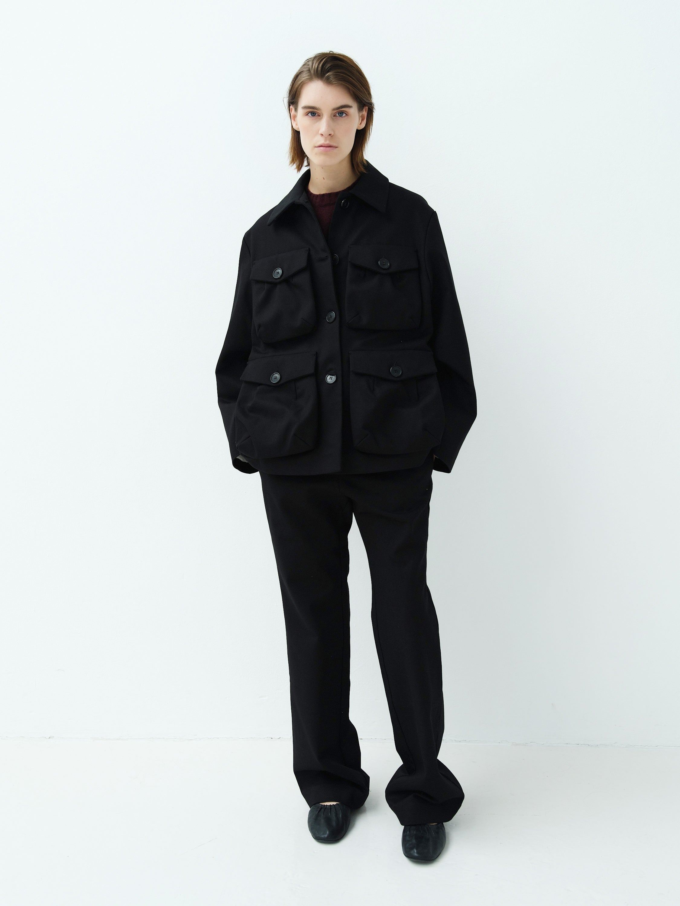 FRANK JACKET / BLACK TWILL