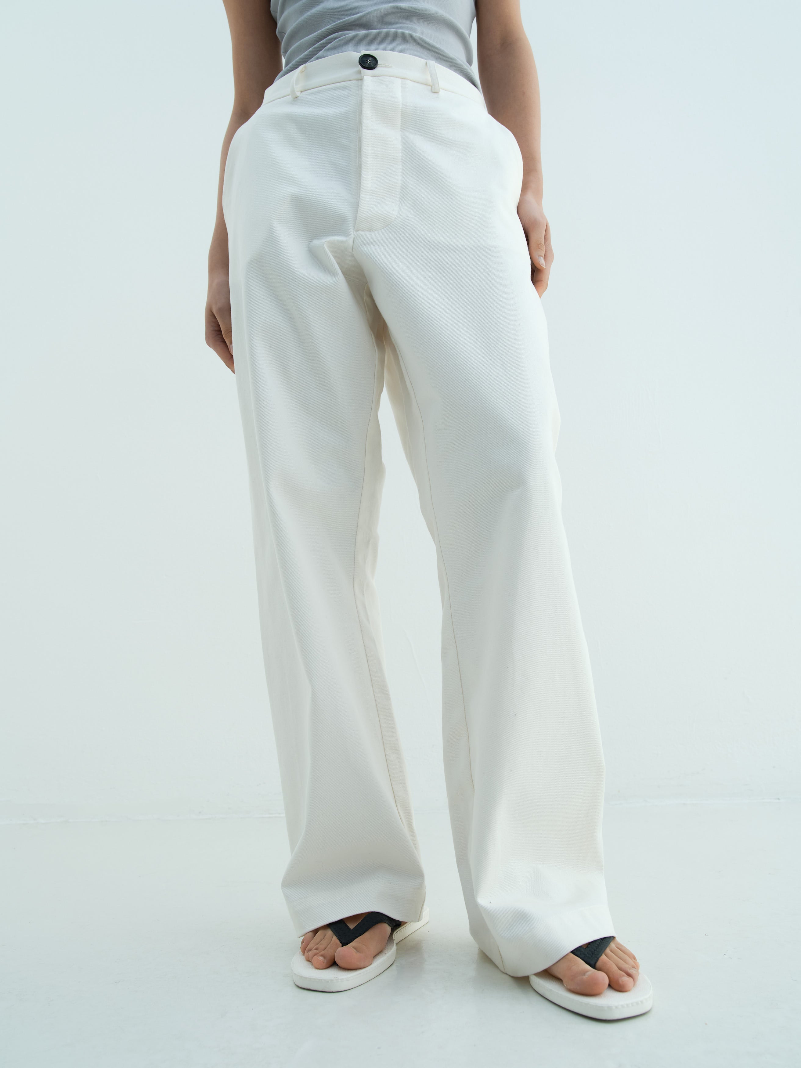 ROWAN PANTS / WHITE