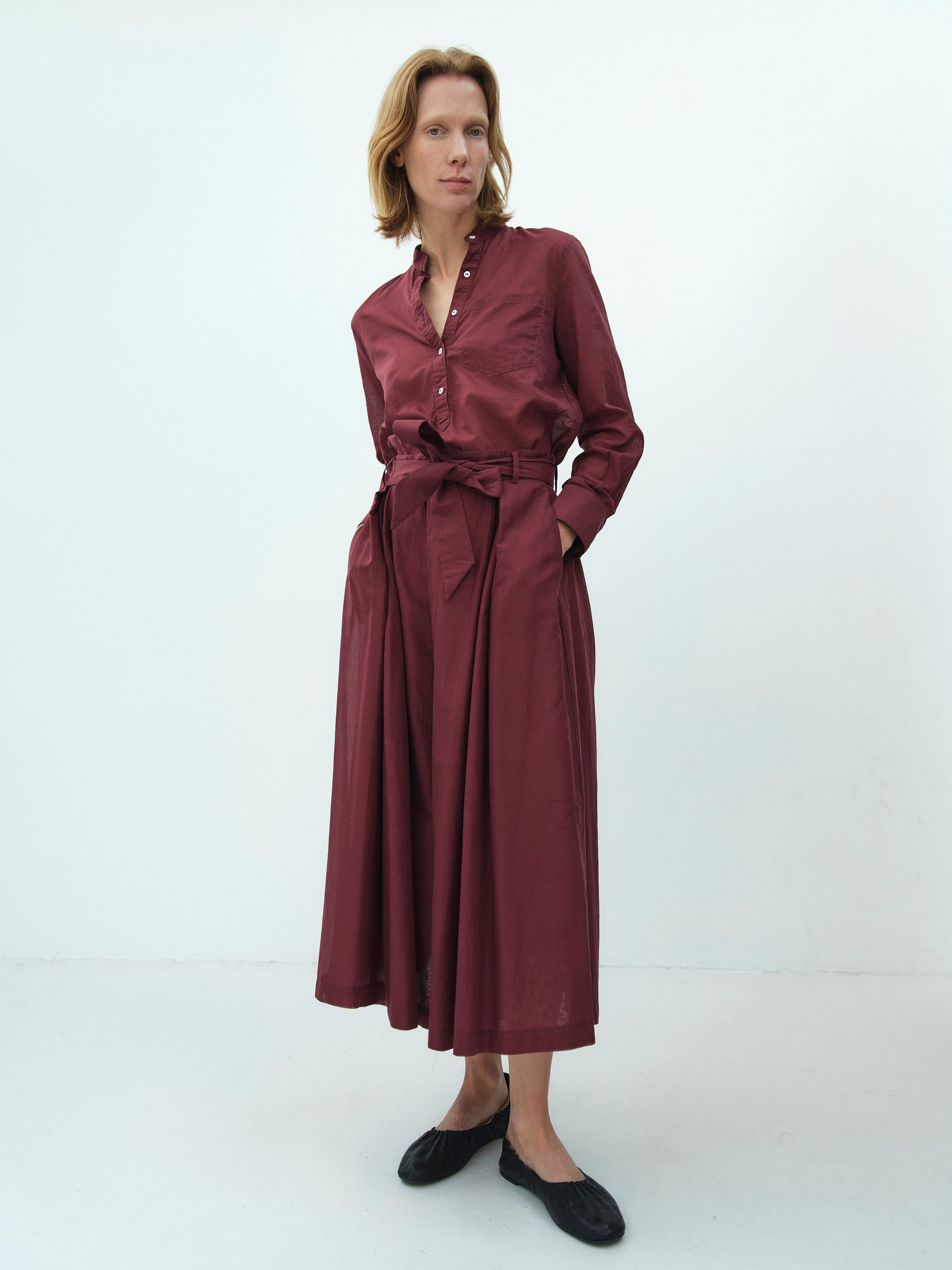 ROSE SKIRT / BORDEUX