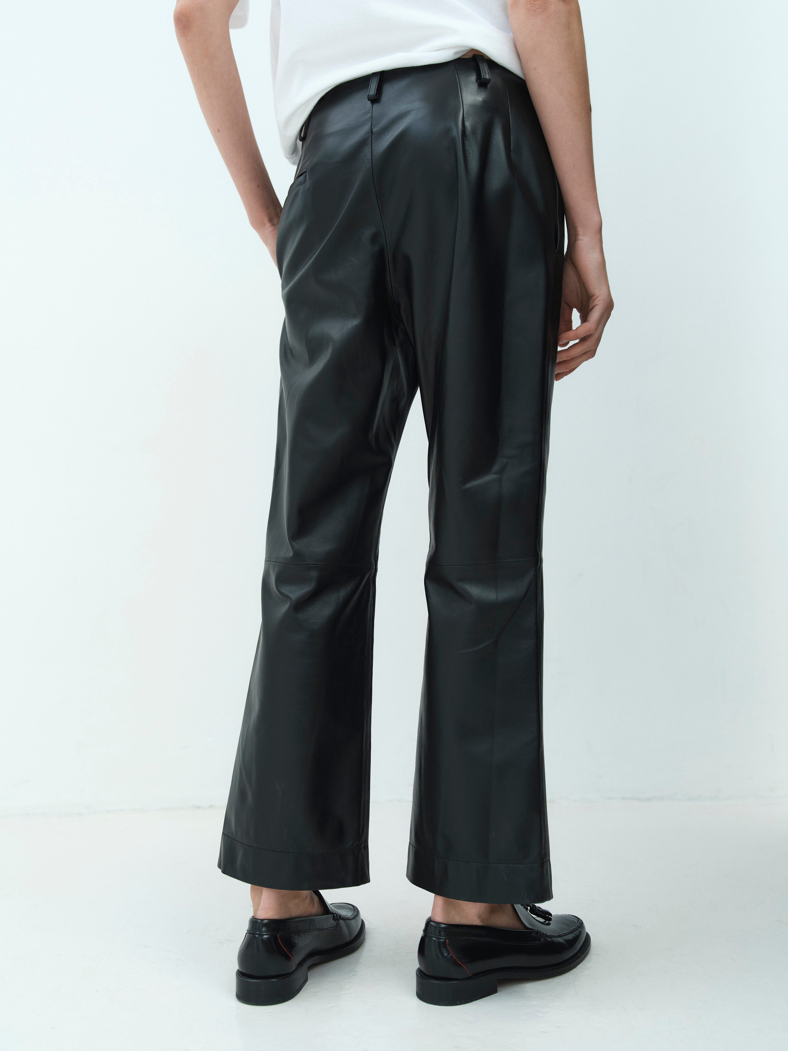 TOM PANTS / BLACK NAPPA