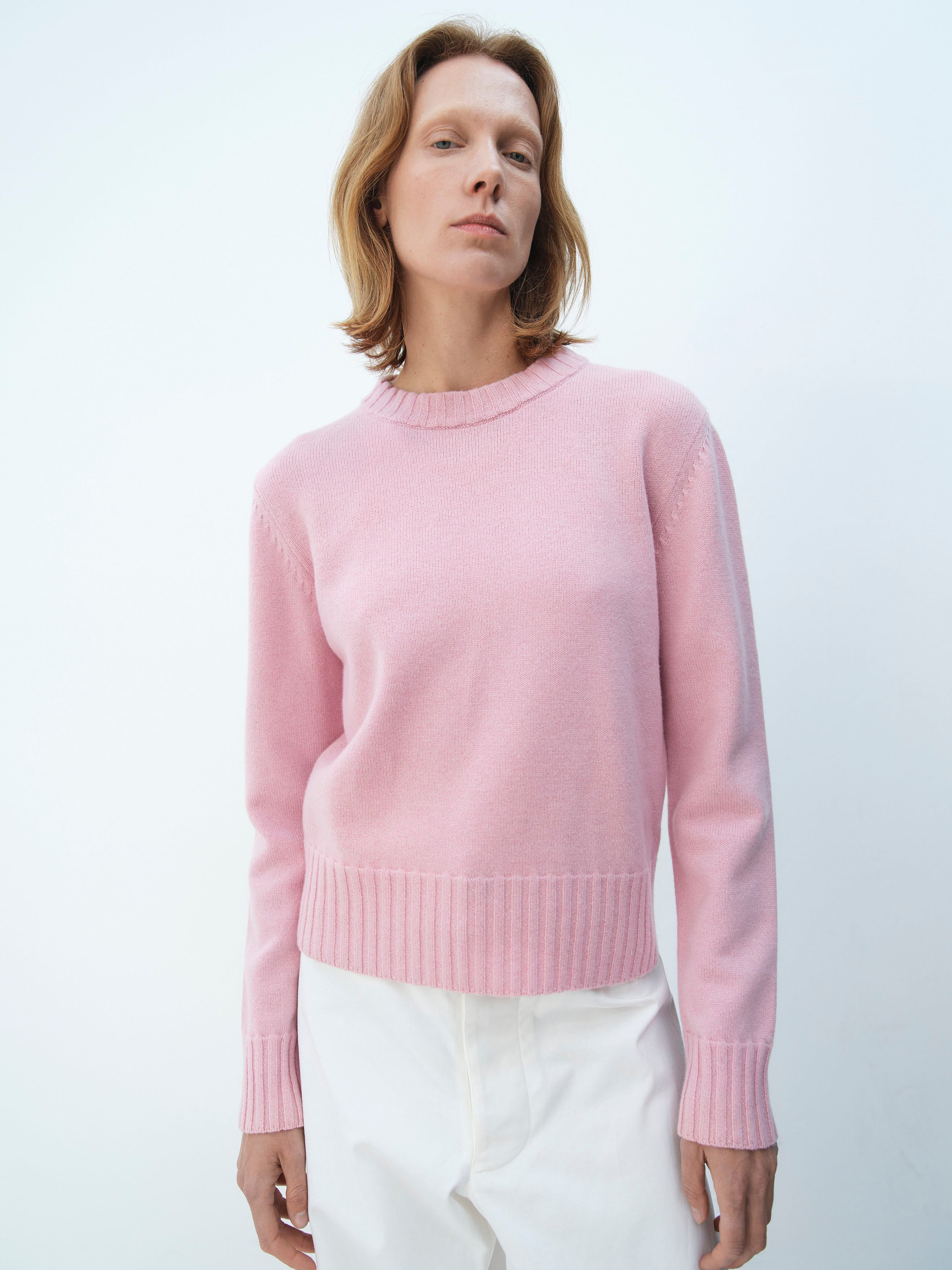 トップス rose INEZ AND VINOODH JUMPER / DUSTY ROSE – RIKA STUDIOS
