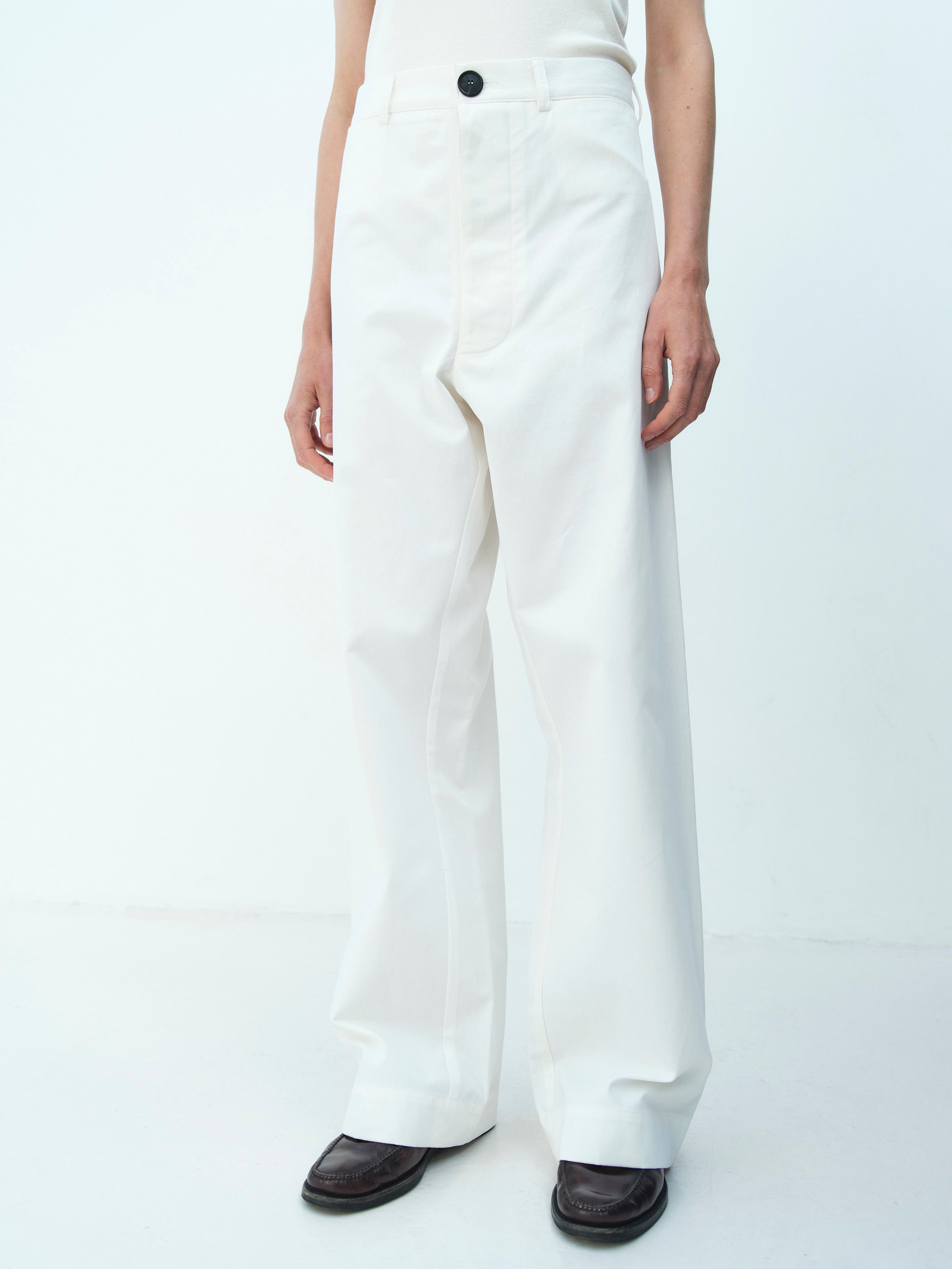 ULRIKA  PANTS / WHITE
