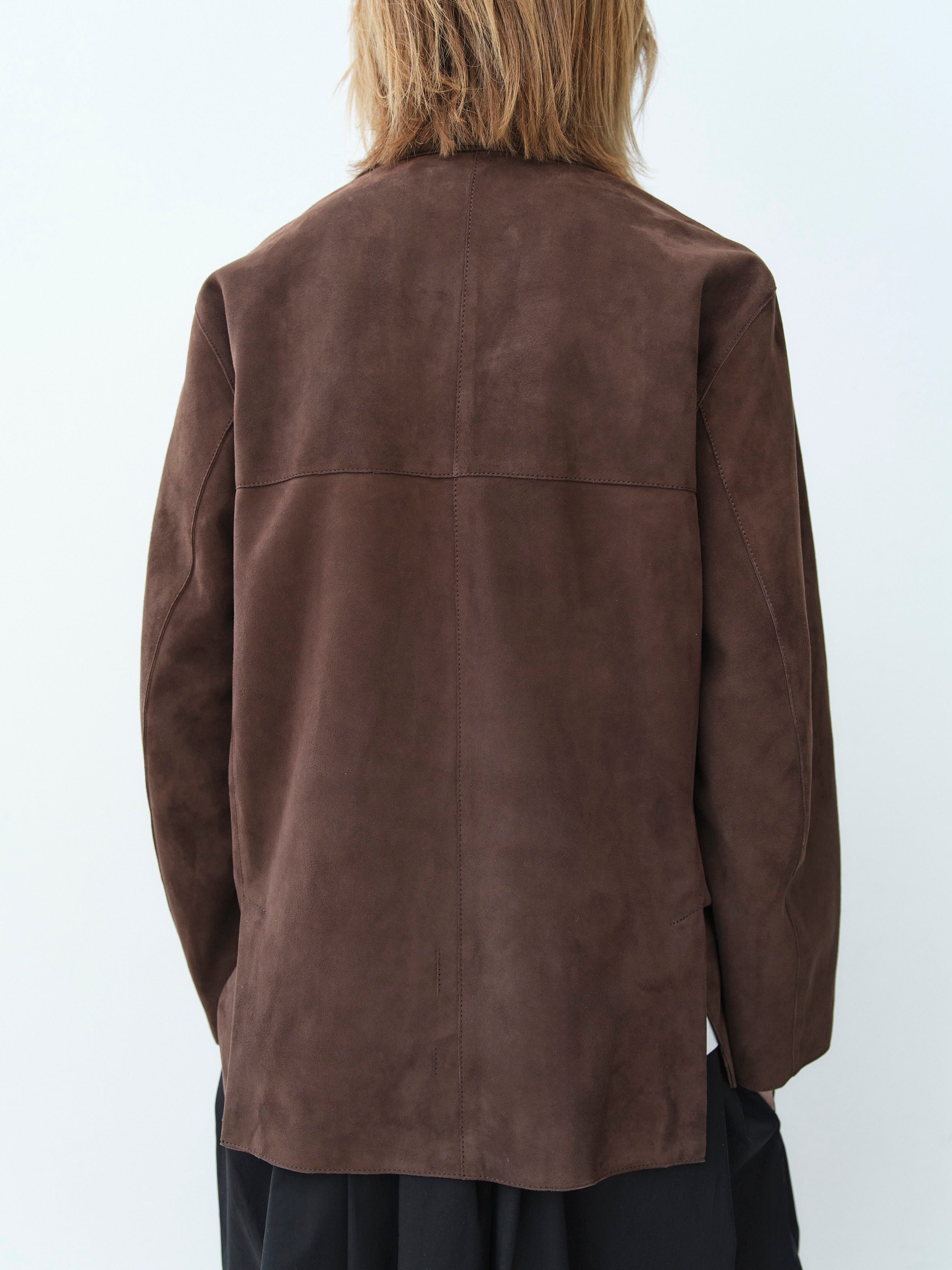 STEVE SUEDE JACKET / HAZELNUT – RIKA STUDIOS