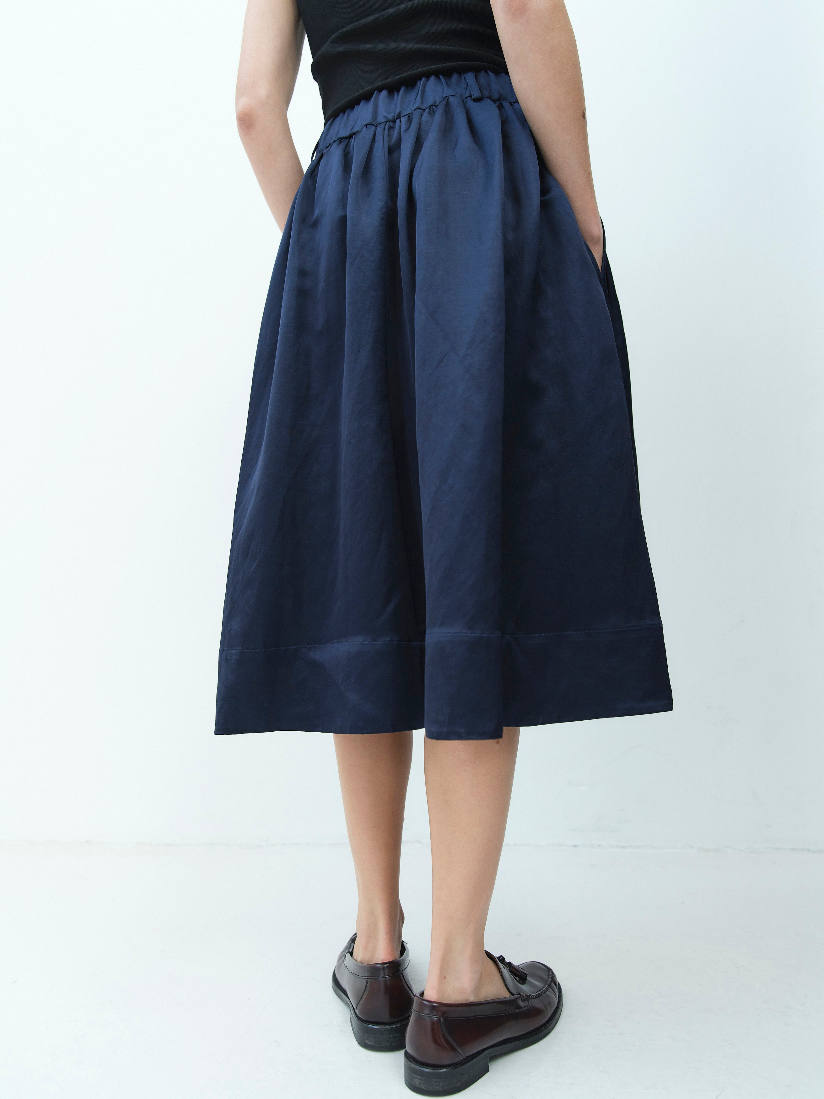 APOLLONIA SKIRT / MIDNIGHT BLUE