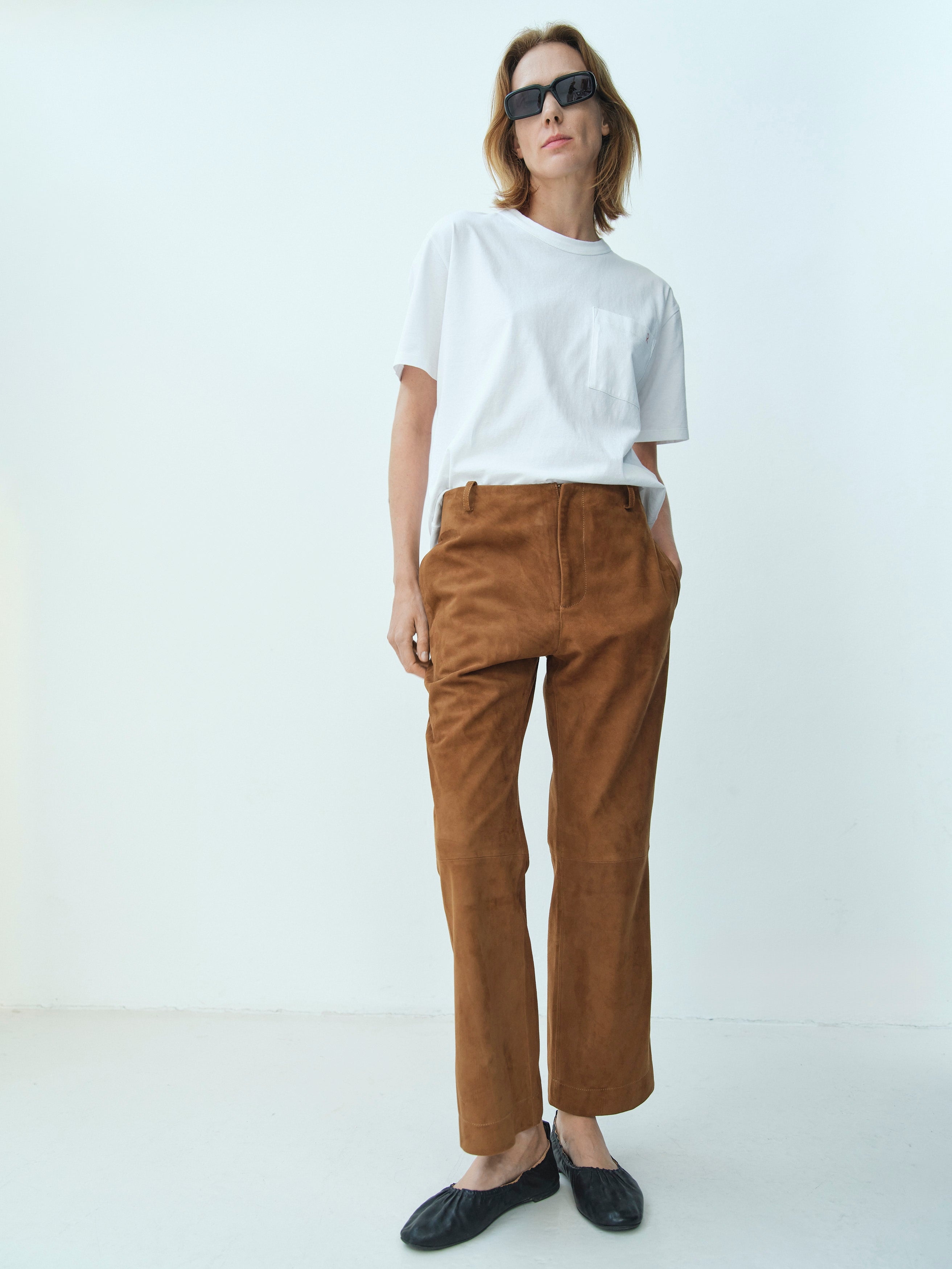 TOM PANTS / TOFFEE SUEDE - TO BUY BEGINNING APRIL