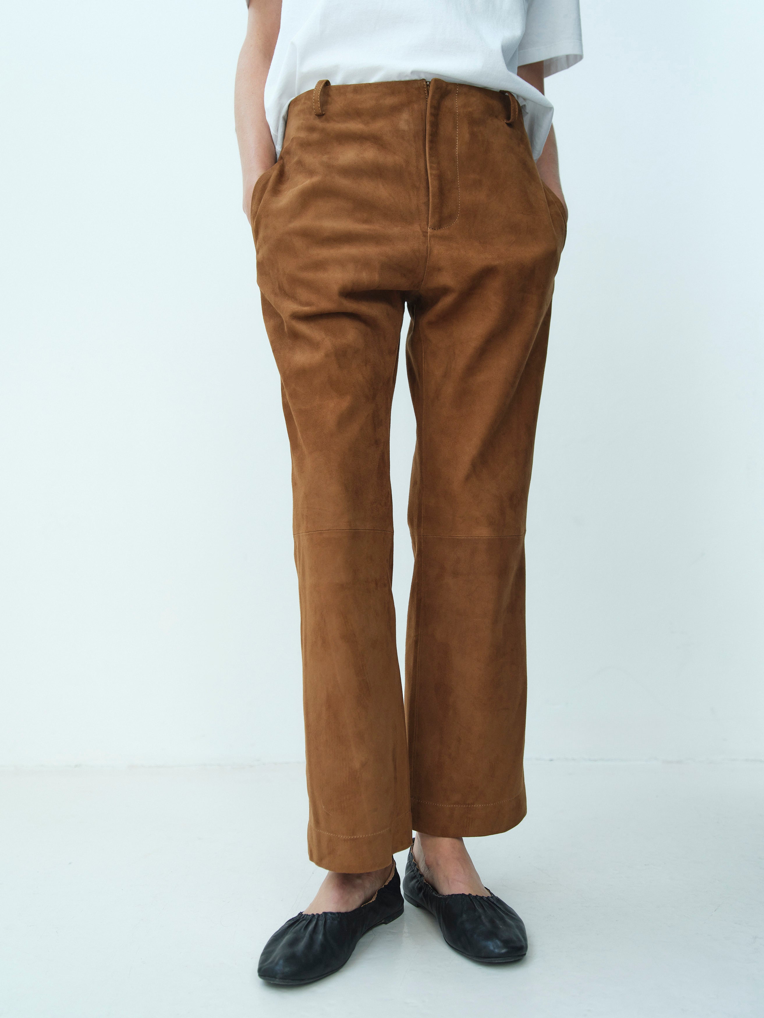 TOM PANTS / TOFFEE SUEDE - TO BUY BEGINNING APRIL