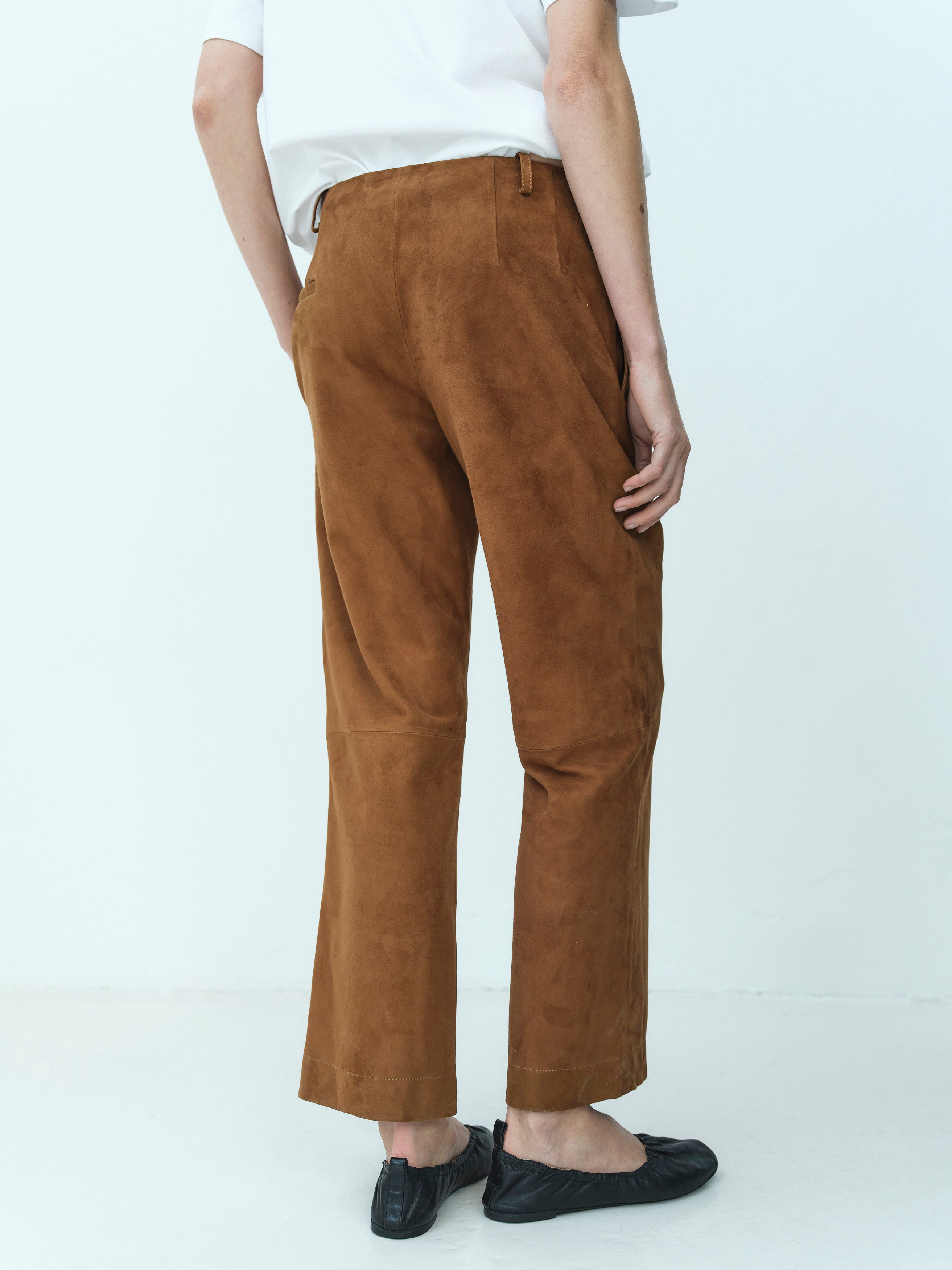 TOM PANTS / TOFFEE SUEDE - TO BUY BEGINNING APRIL
