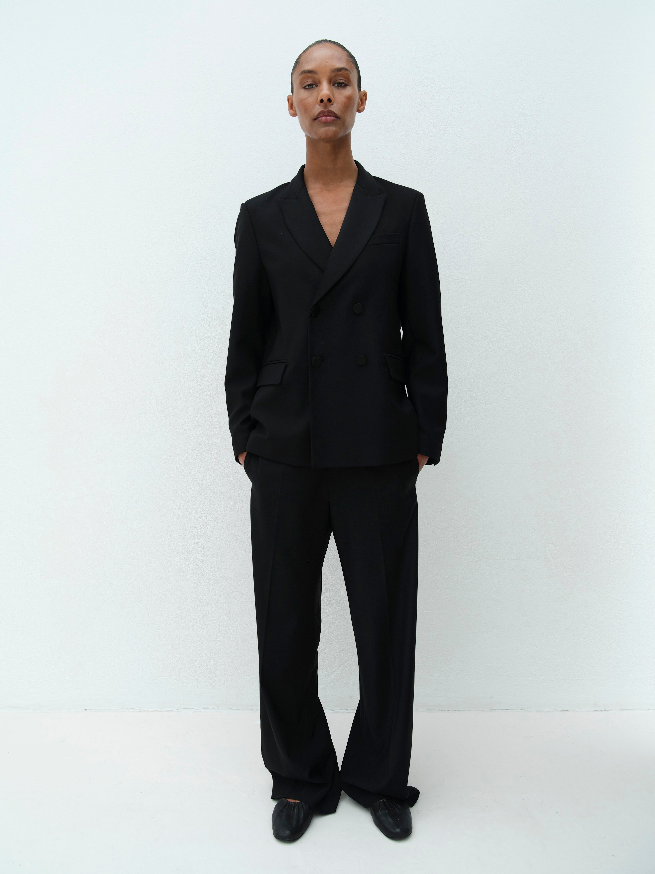 TUXEDO KIM PANTS / BLACK