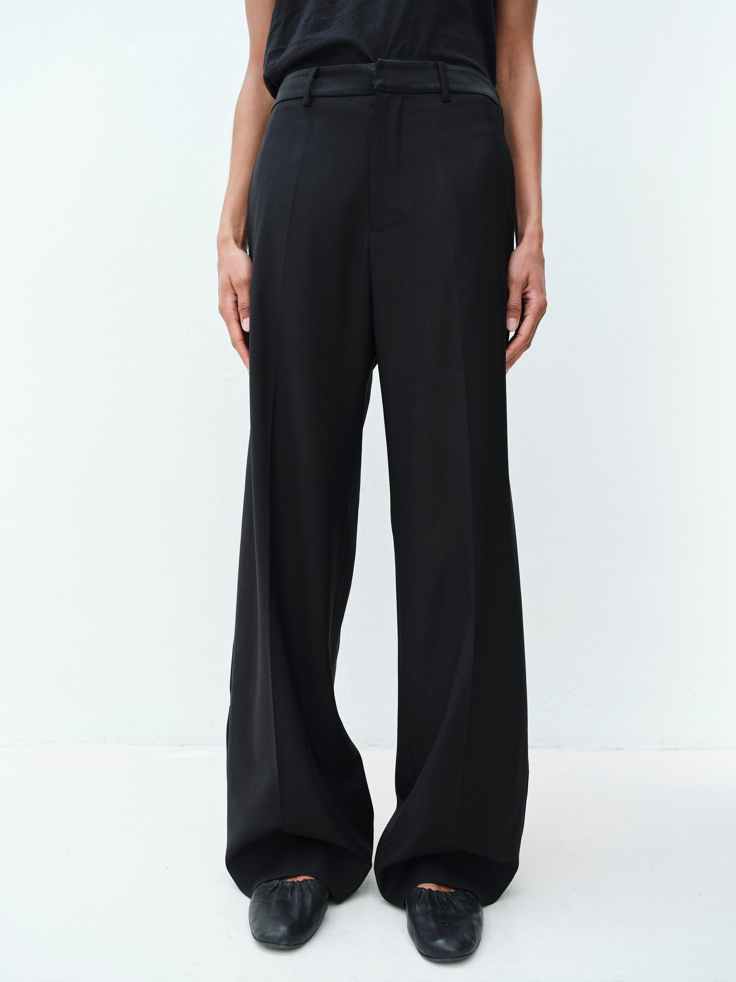 TUXEDO KIM PANTS / BLACK