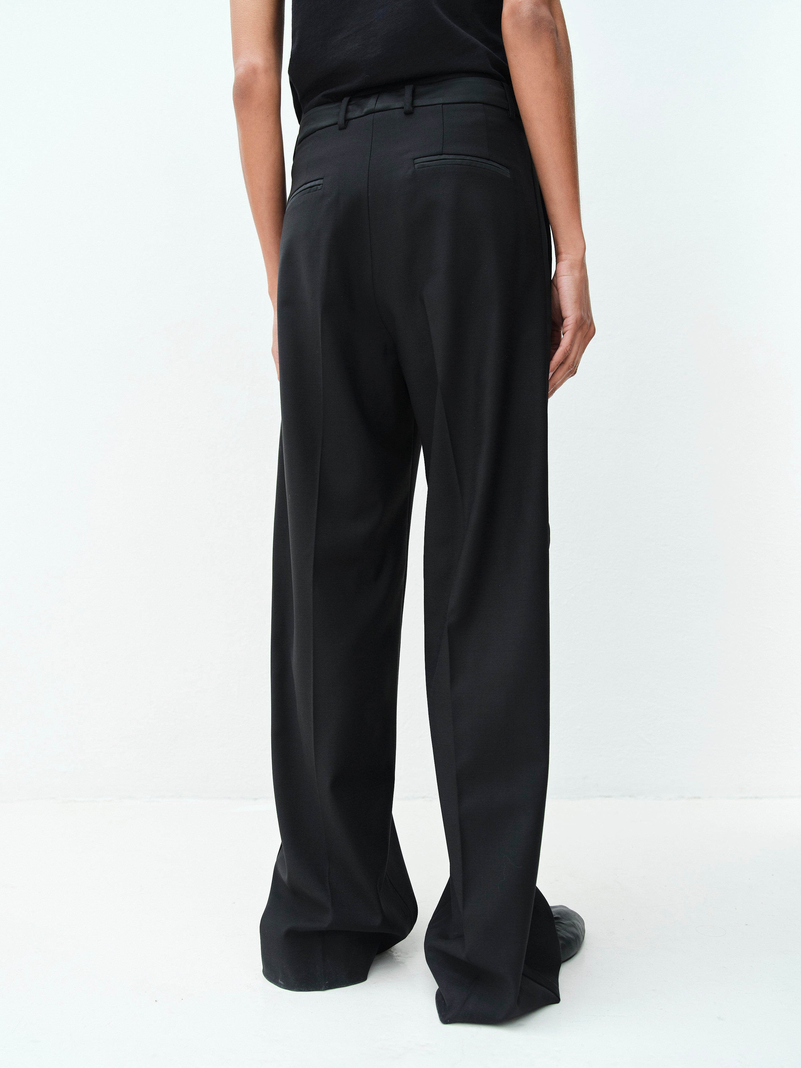 TUXEDO KIM PANTS / BLACK