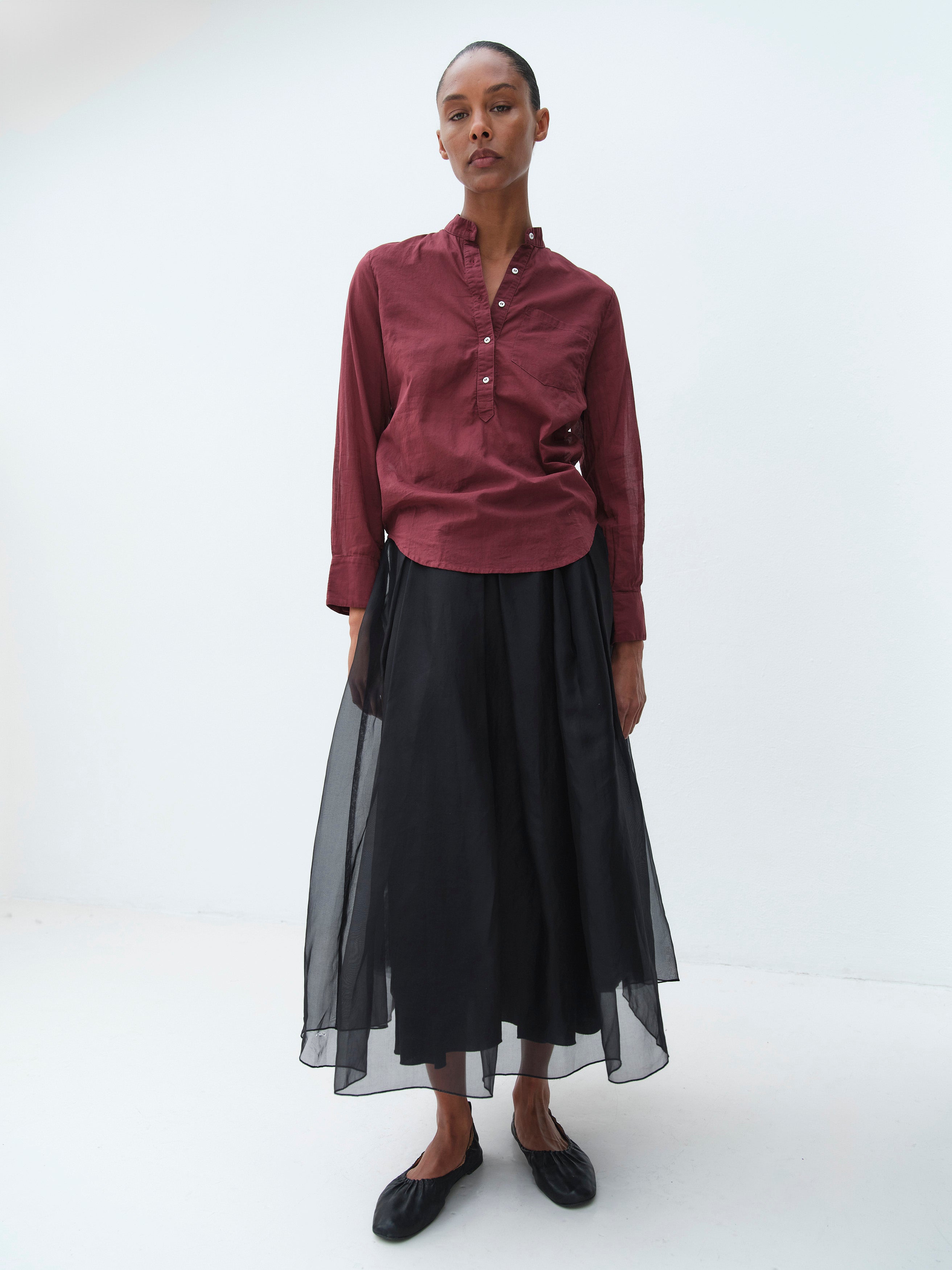 CAROLINA SHIRT / BORDEUX