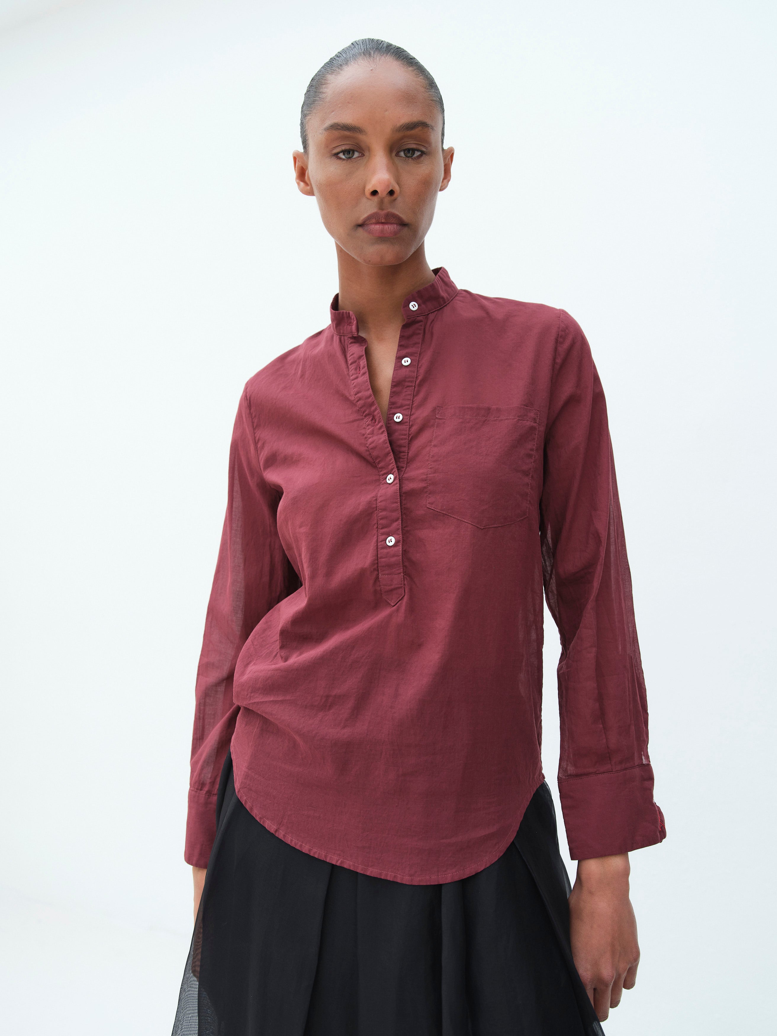 CAROLINA SHIRT / BORDEUX