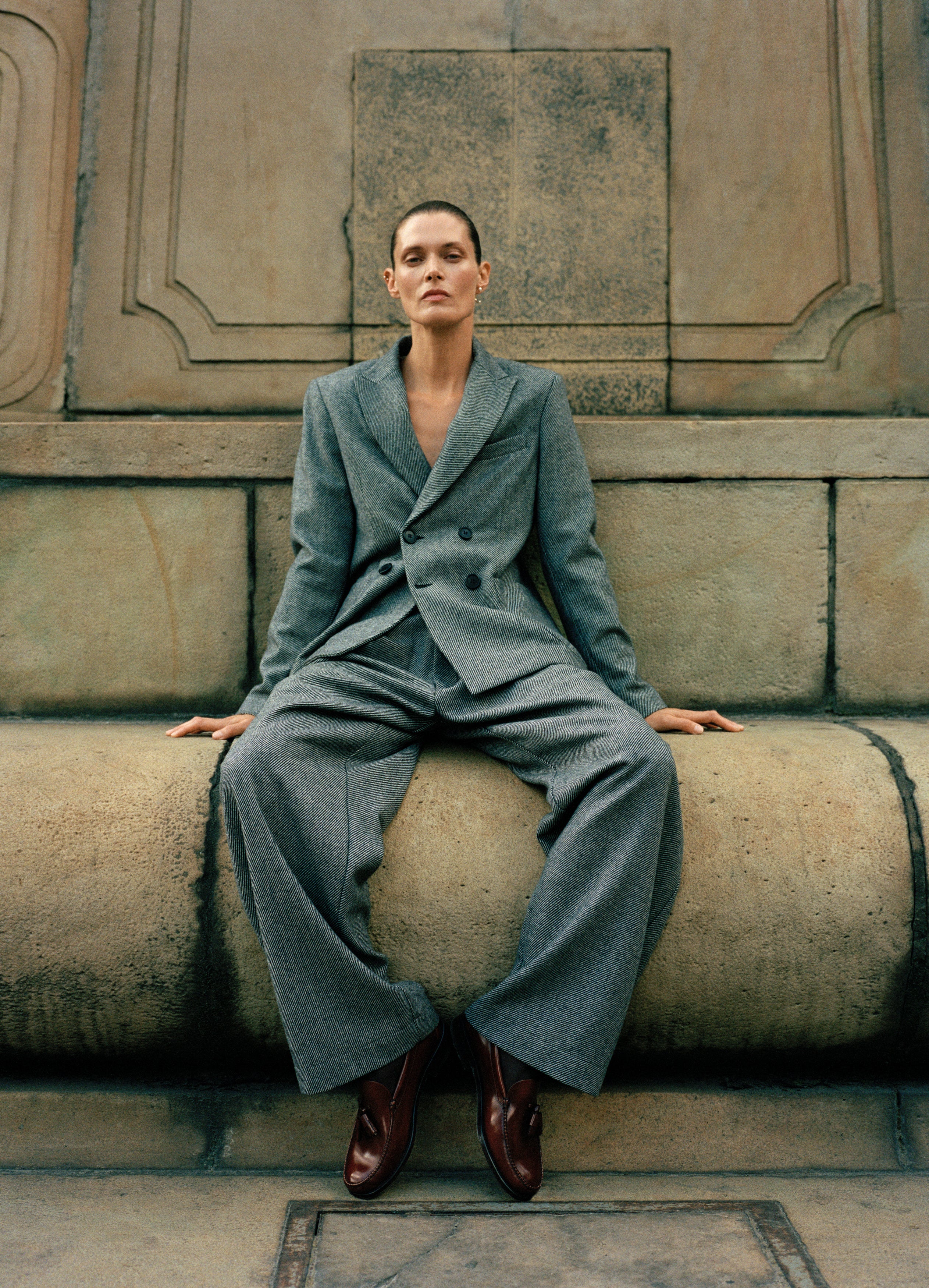 KEATON JACKET / BLACK-GREY