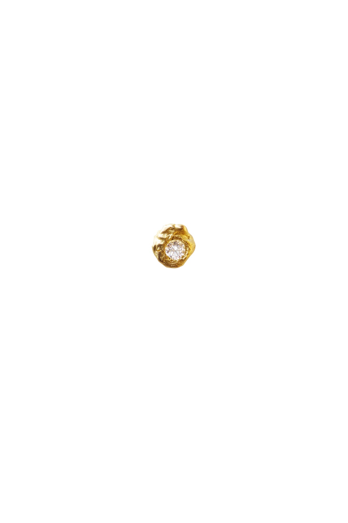 ELHANATI SOLITAIRE / IMAN 0,05 EARRING