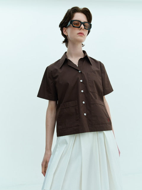 LAURENT SHIRT / CHOCO
